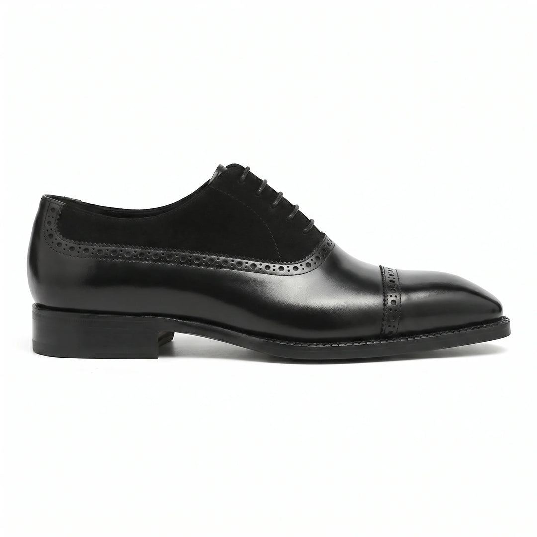 Venezia Oxford Cap Toe - Black