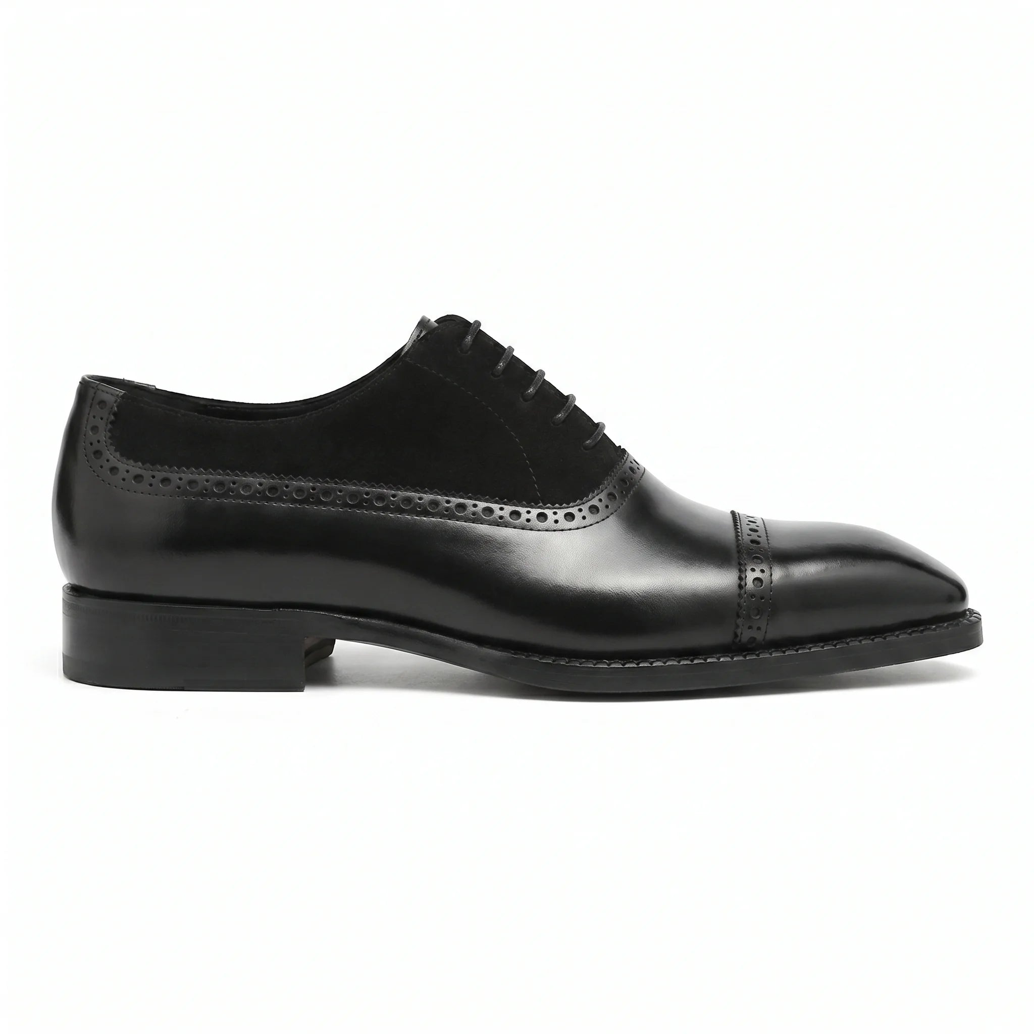 Venezia Oxford Cap Toe - Black