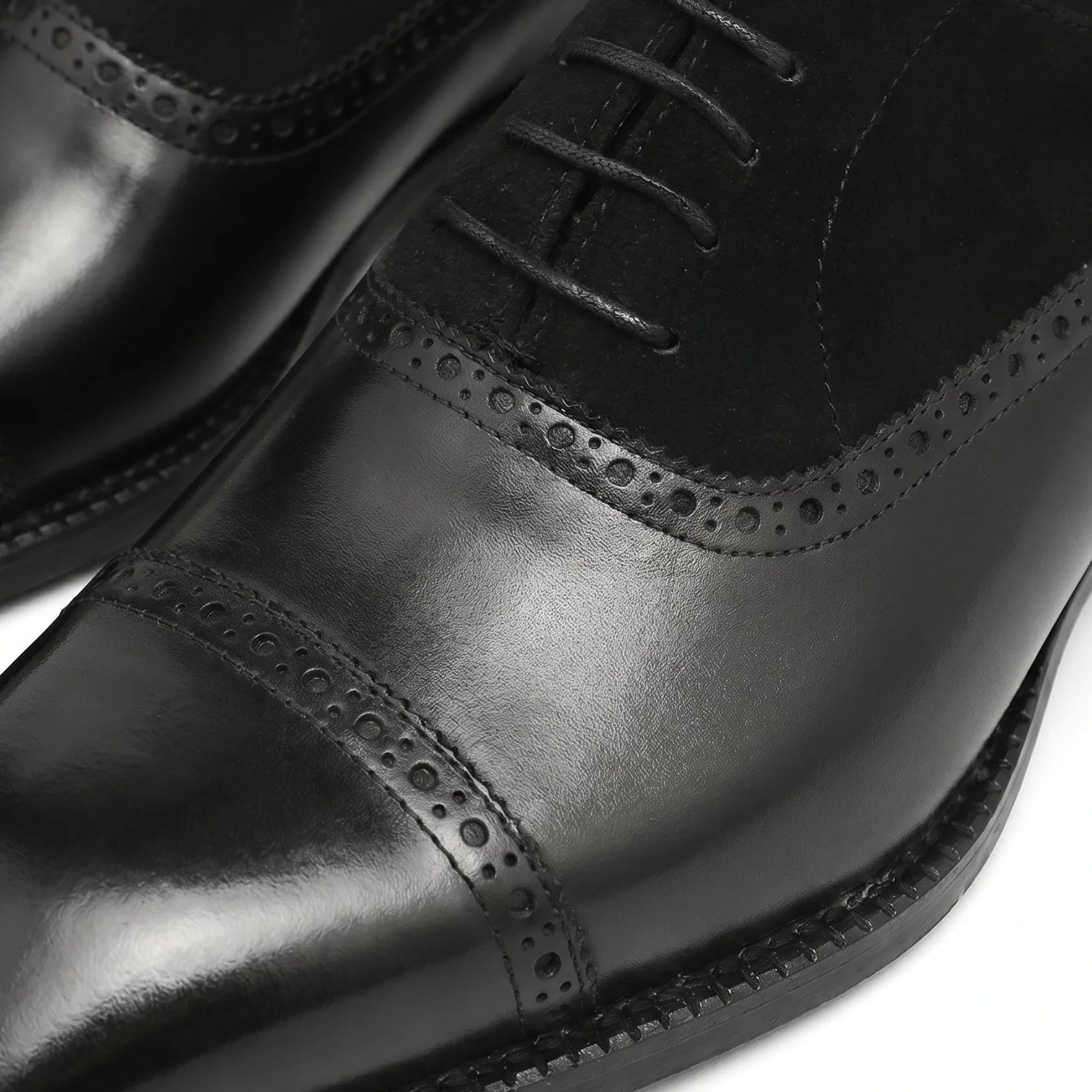 Venezia Oxford Cap Toe - Black