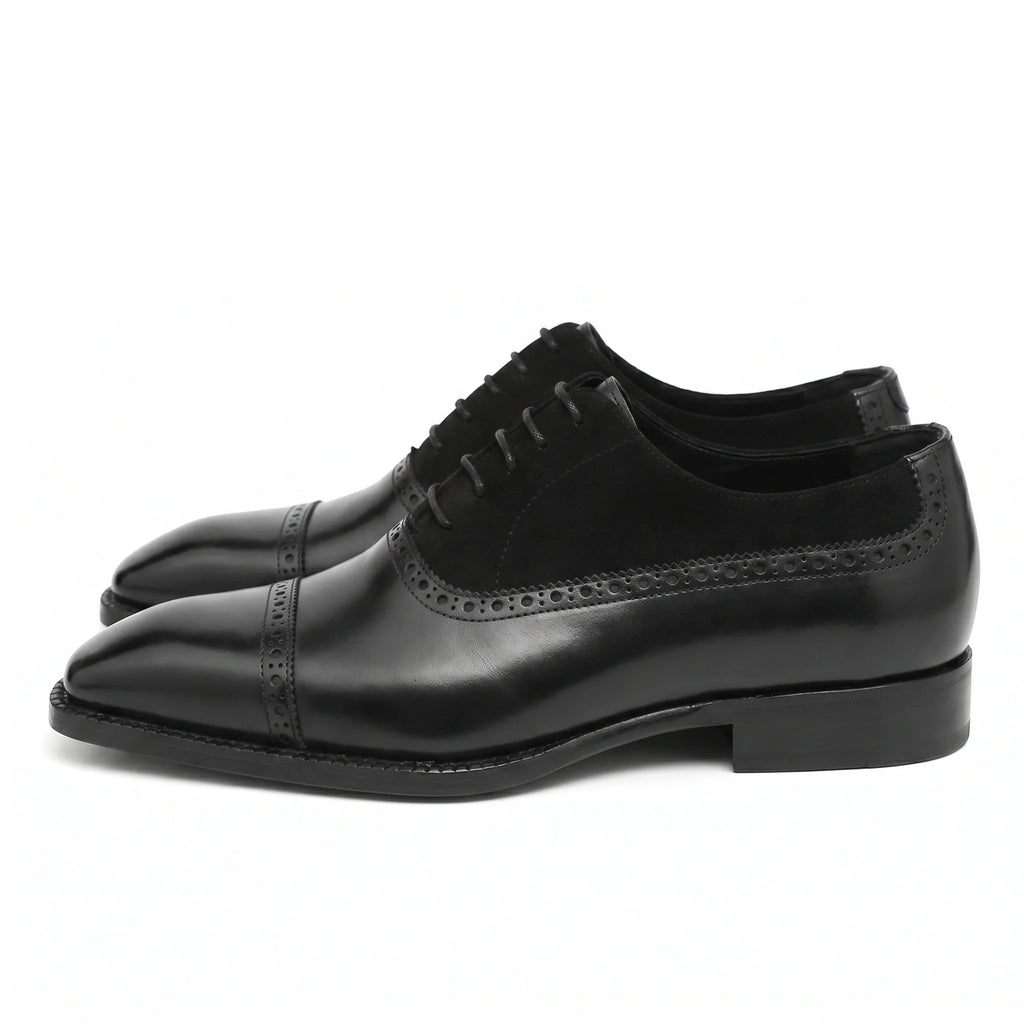 Venezia Oxford Cap Toe - Black