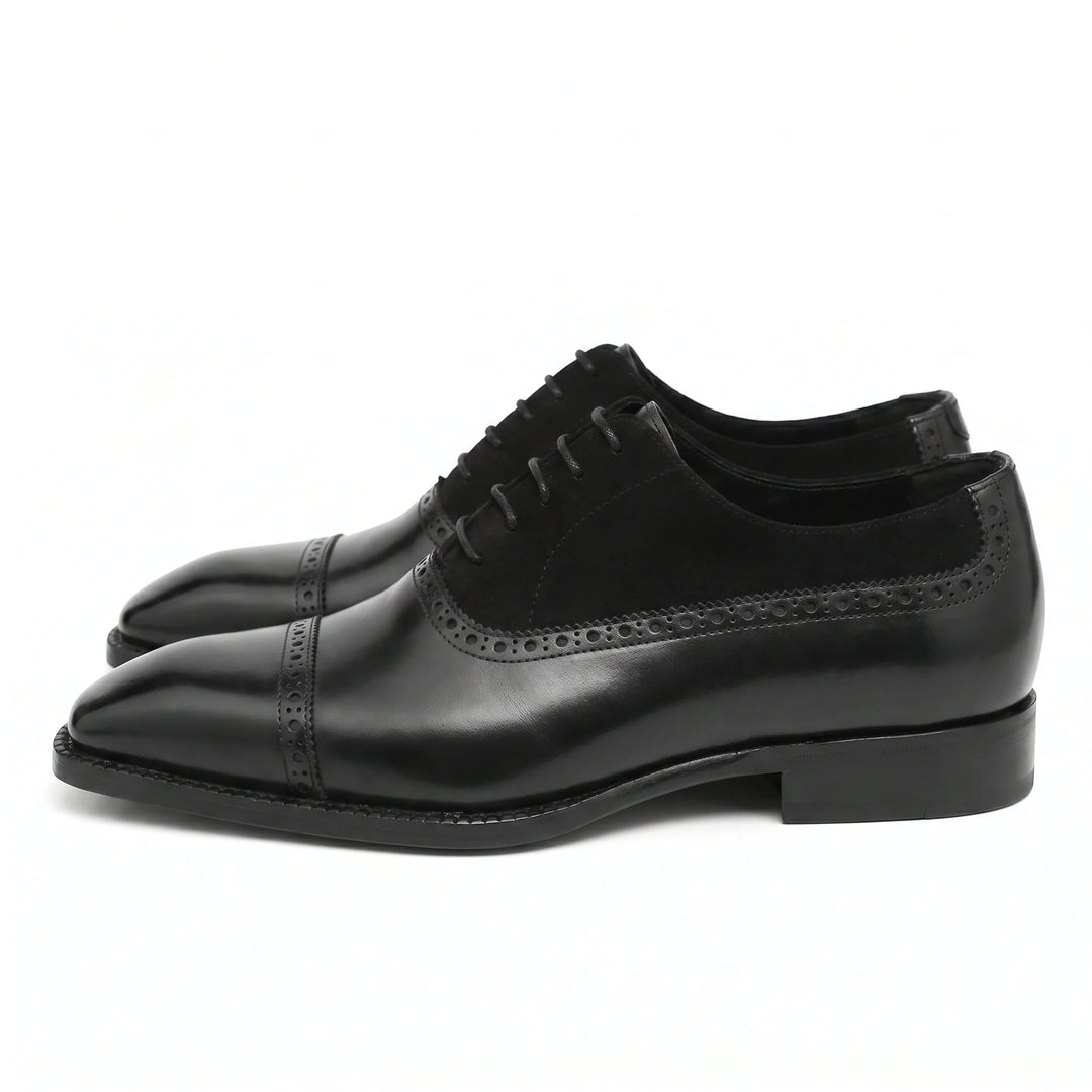 Venezia Oxford Cap Toe - Black