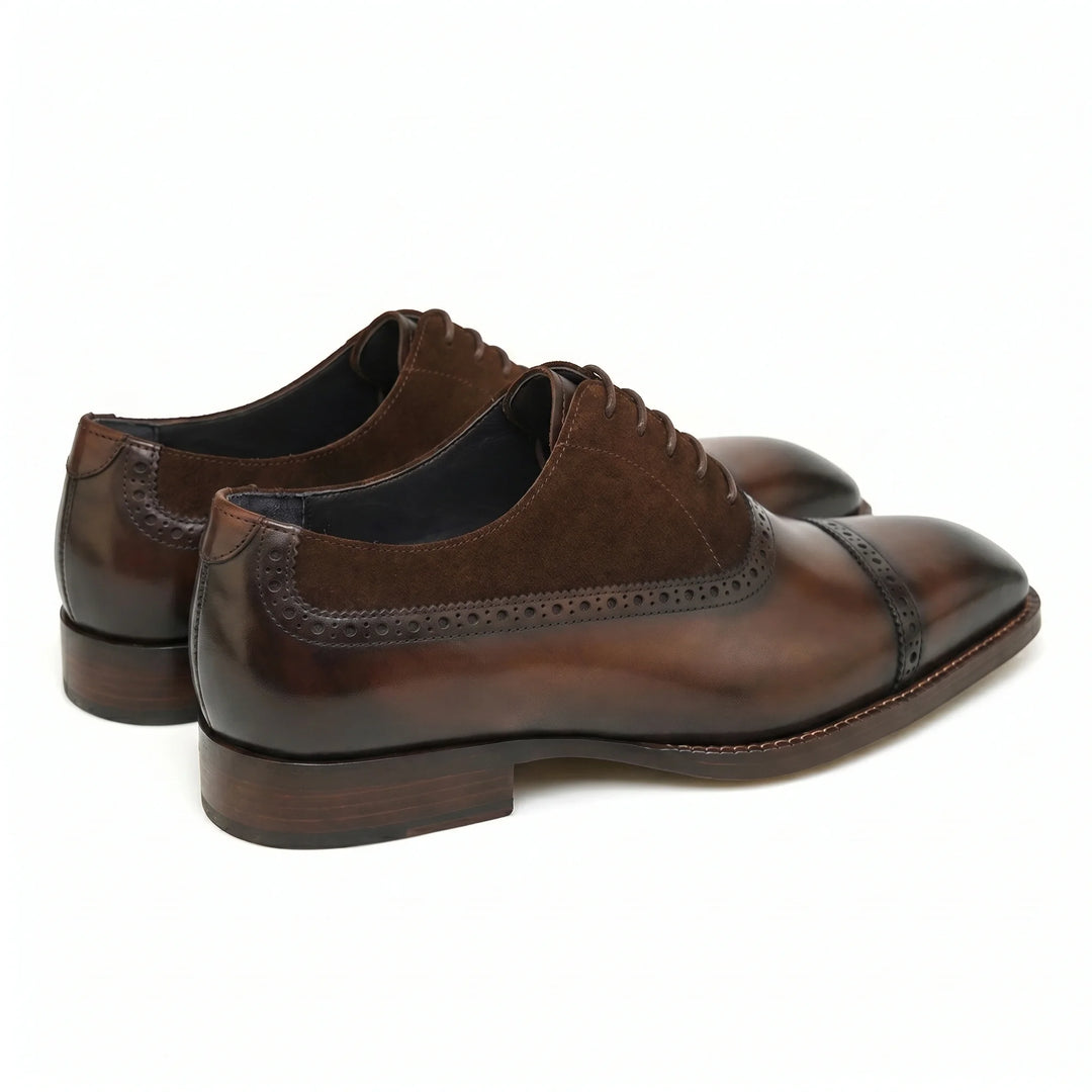 Venezia Oxford Cap Toe - Coffee