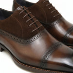 Load image into Gallery viewer, Venezia Oxford Cap Toe - Coffee

