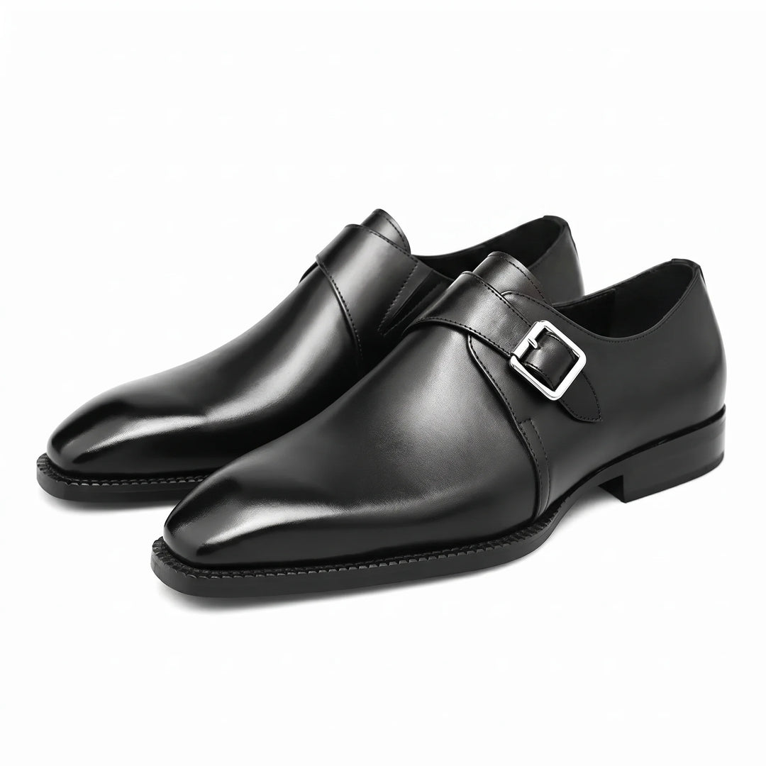 Romano Monk Strap - Black