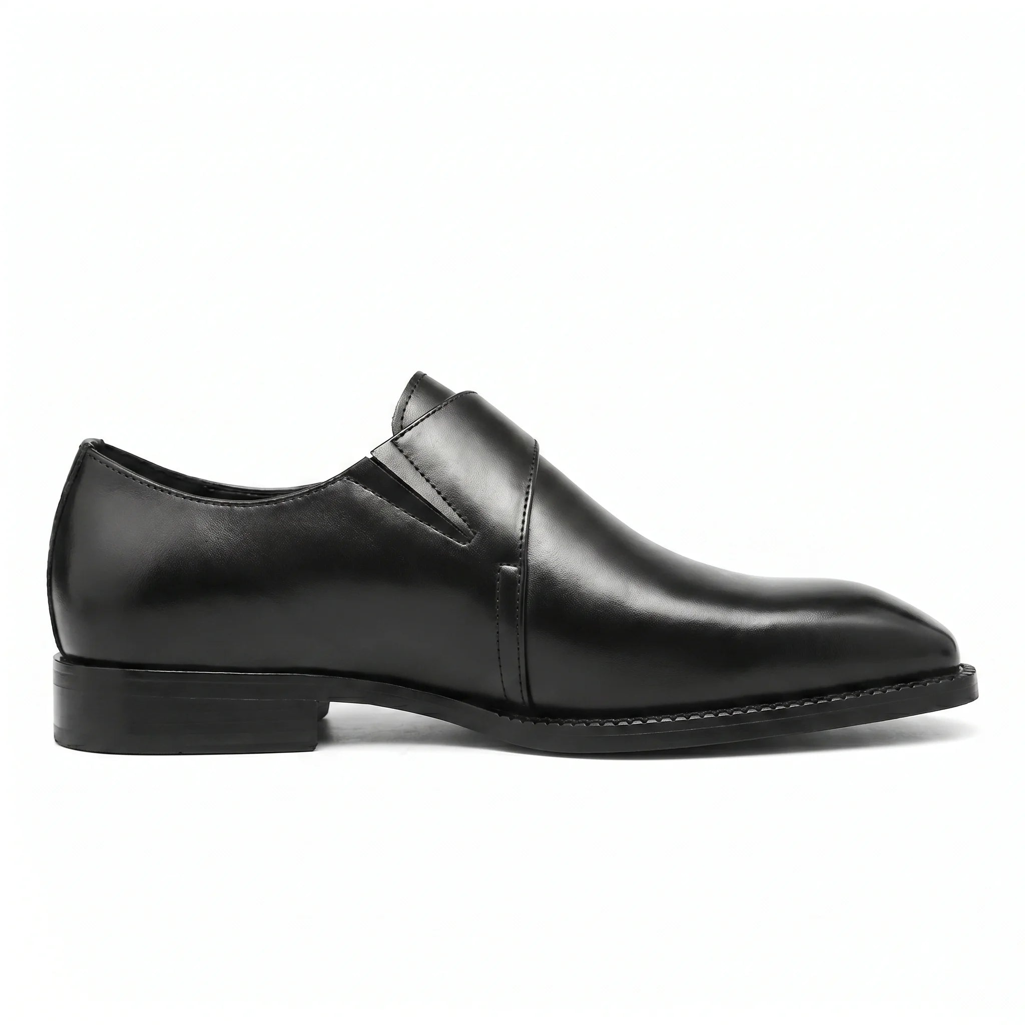 Romano Monk Strap - Black