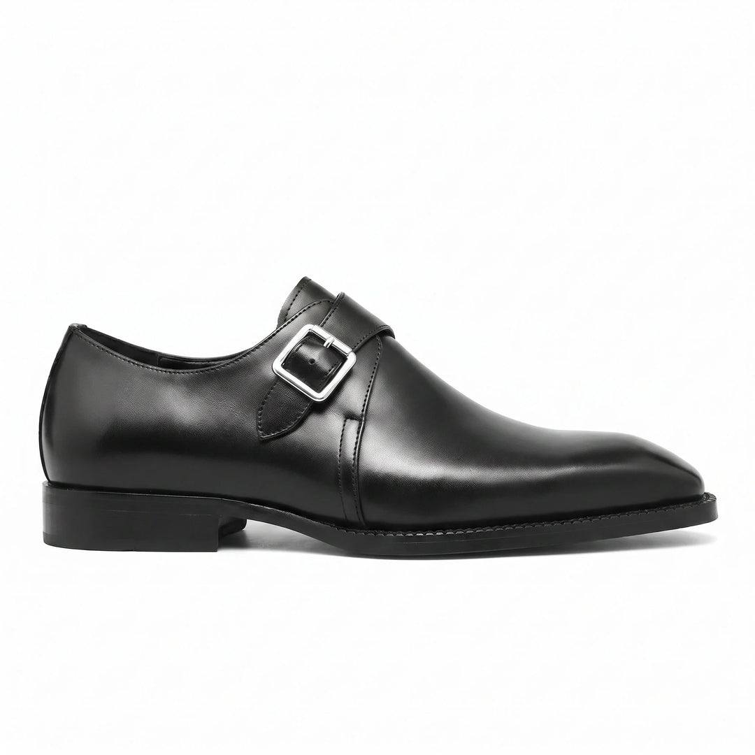 Romano Monk Strap - Black