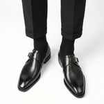 Load image into Gallery viewer, Romano Monk Strap - Black

