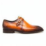 Load image into Gallery viewer, Romano Monk Strap - Cognac Brown
