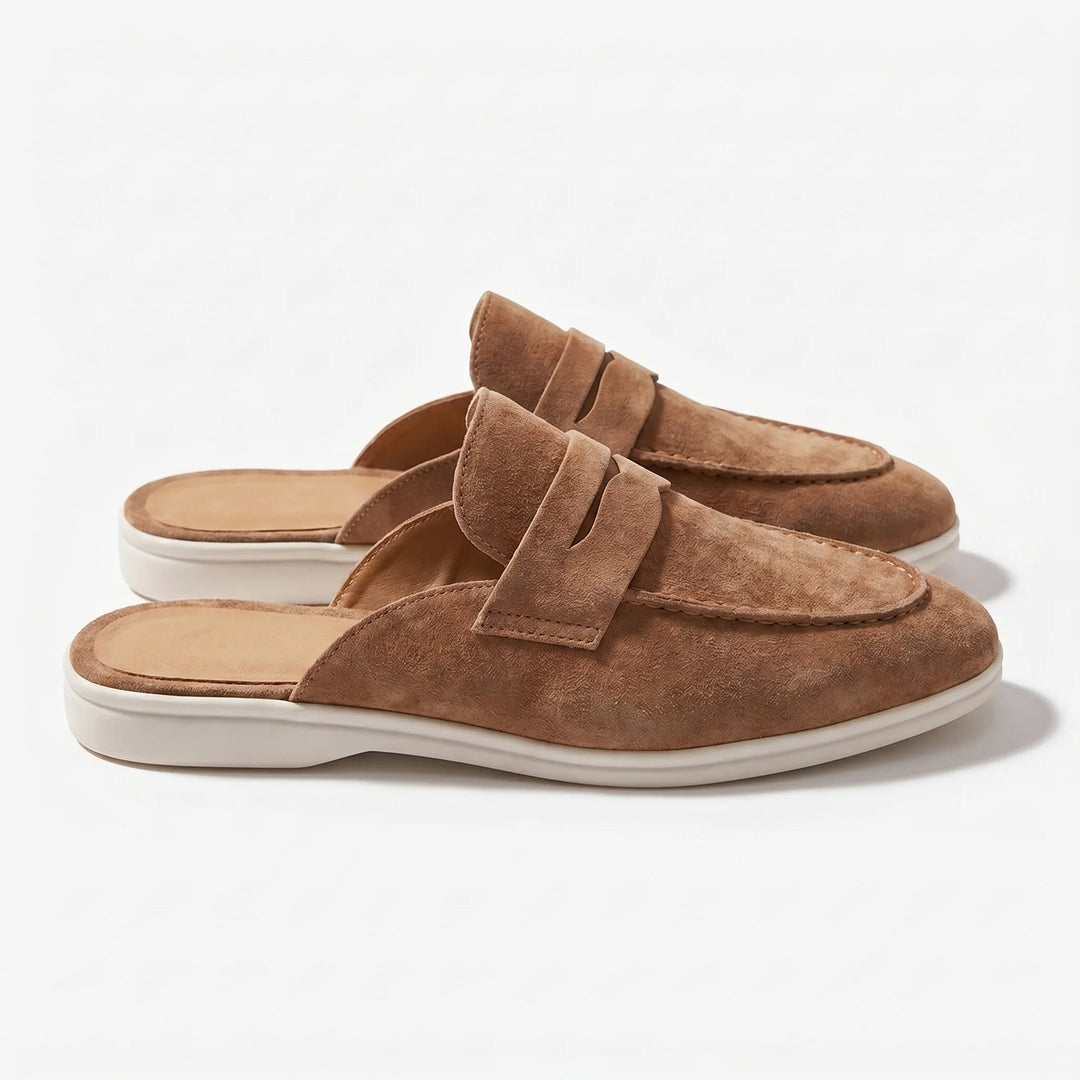 Meridian Loafer Mule - Caramel