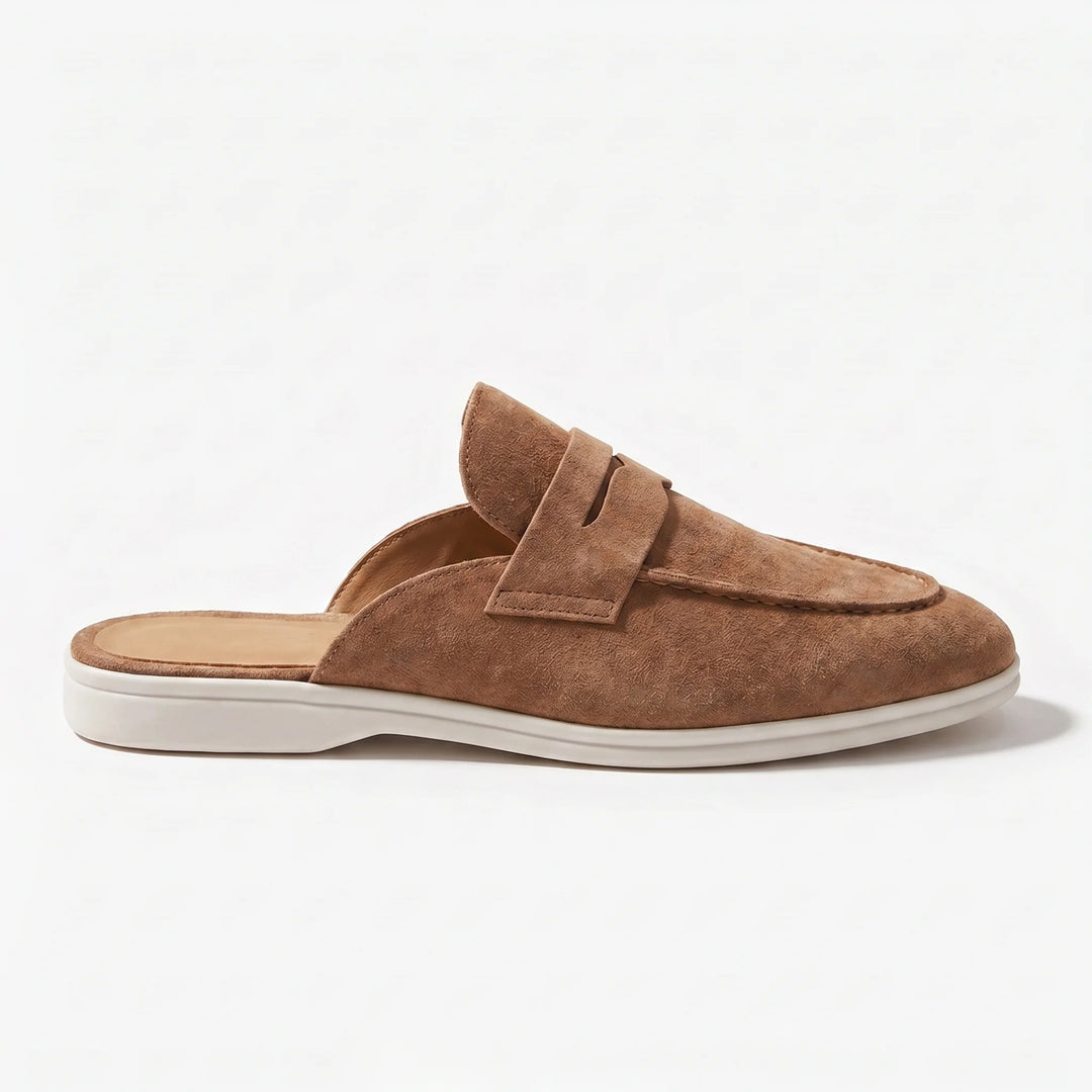 Meridian Loafer Mule - Caramel
