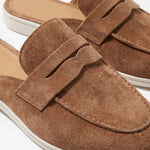 Load image into Gallery viewer, Meridian Loafer Mule - Caramel
