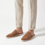 Load image into Gallery viewer, Meridian Loafer Mule - Caramel
