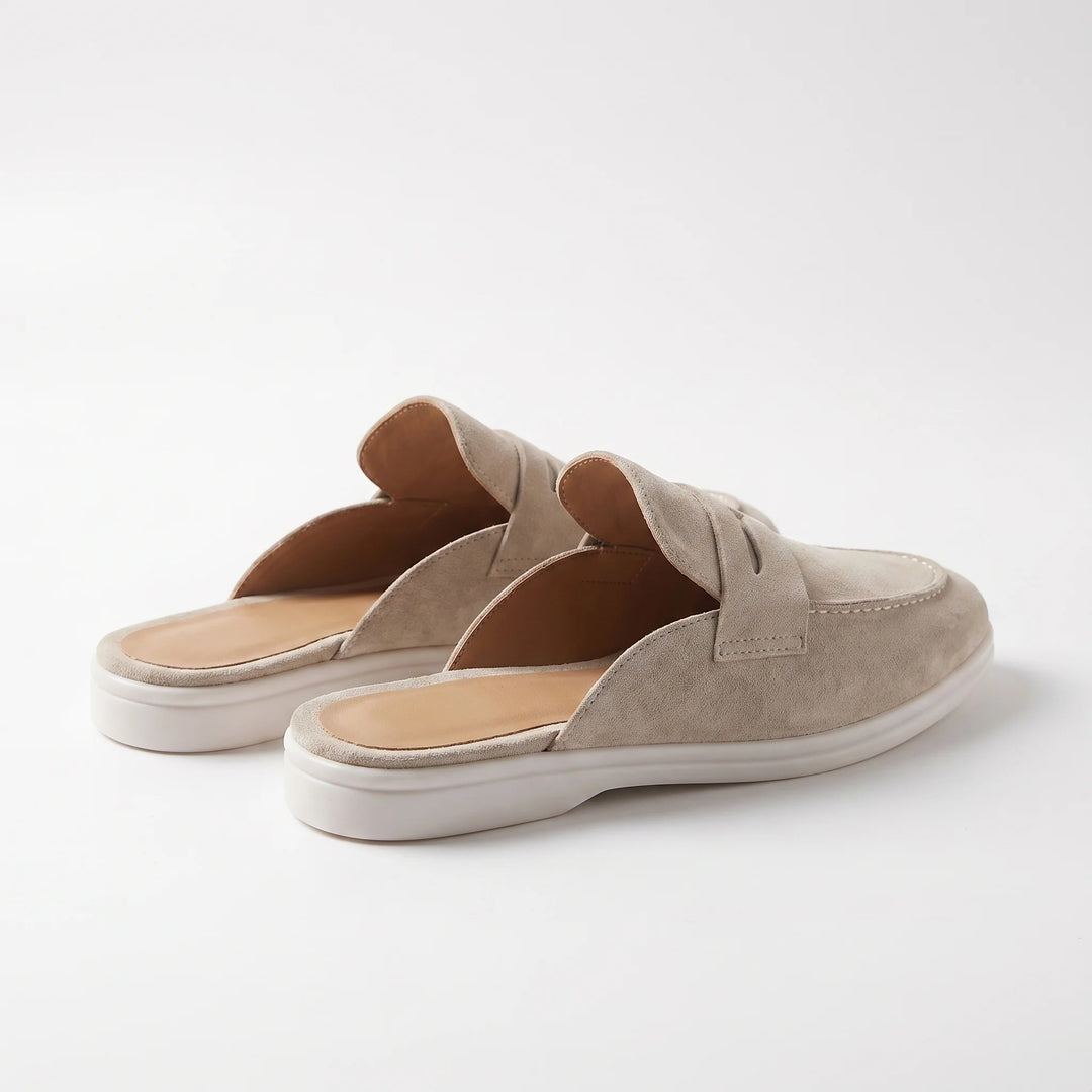 Meridian Loafer Mule - Beige