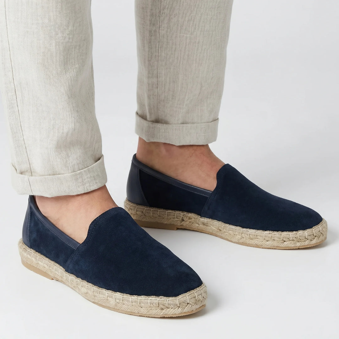 Corsini Espadrille Loafer - Navy Blue