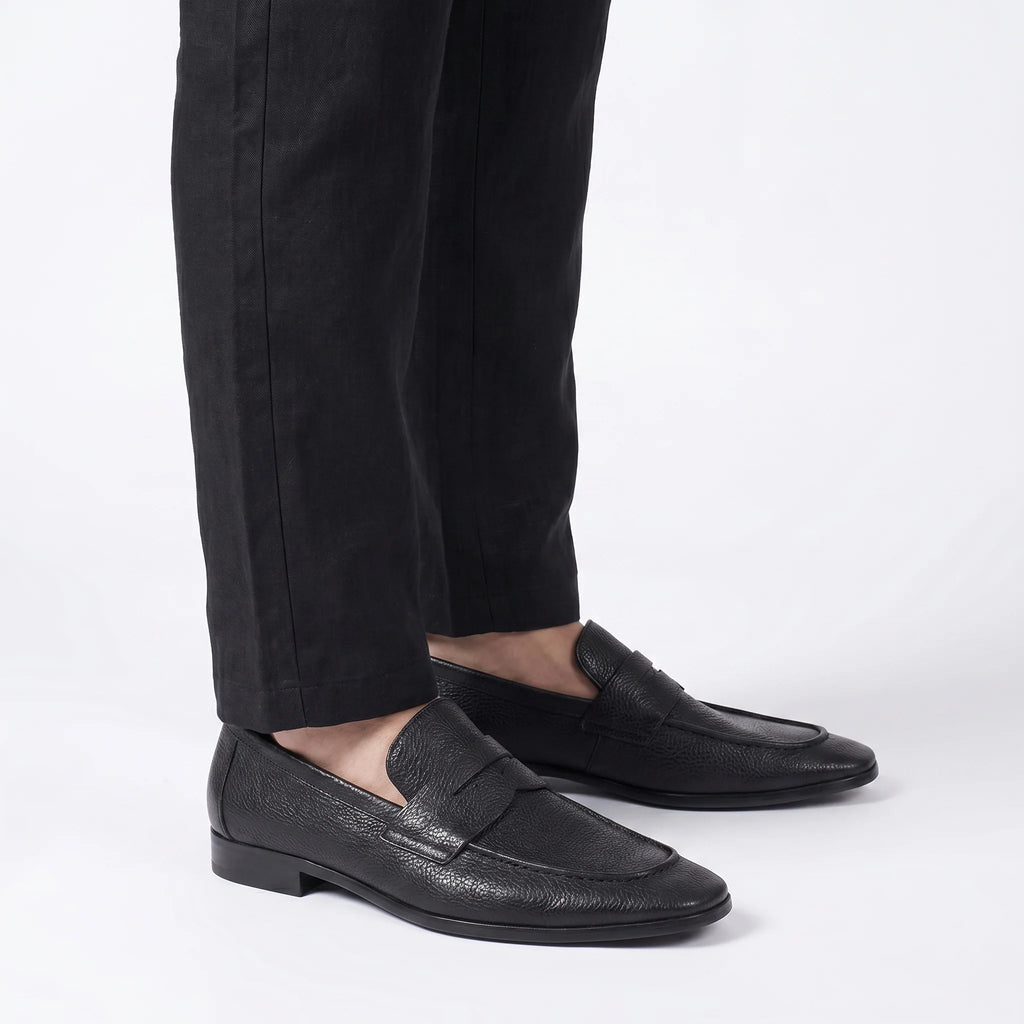 Valerio Penny Loafer - Black
