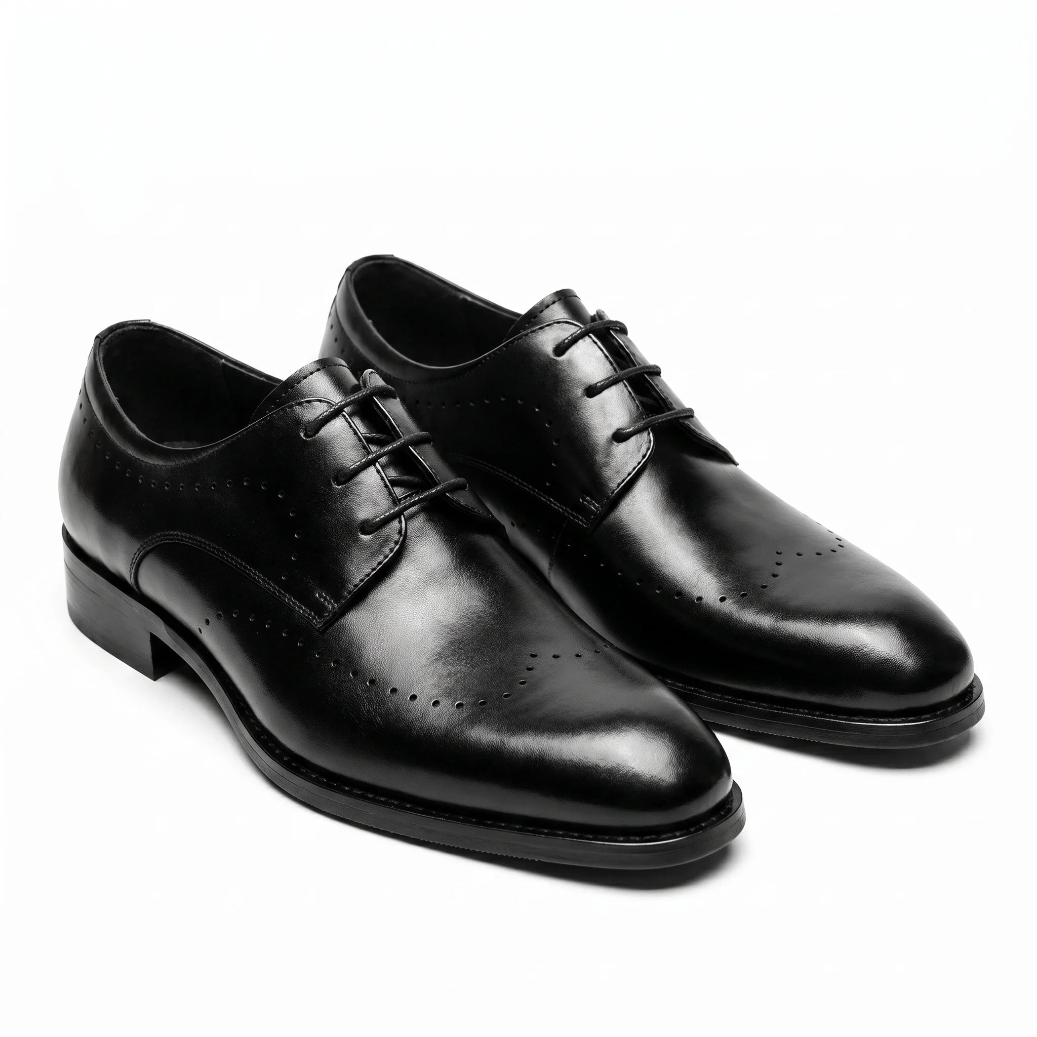 Bellormano Derby Semi-Brogue - Black