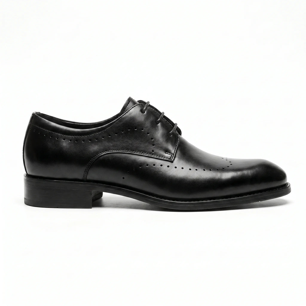 Bellormano Derby Semi-Brogue - Black