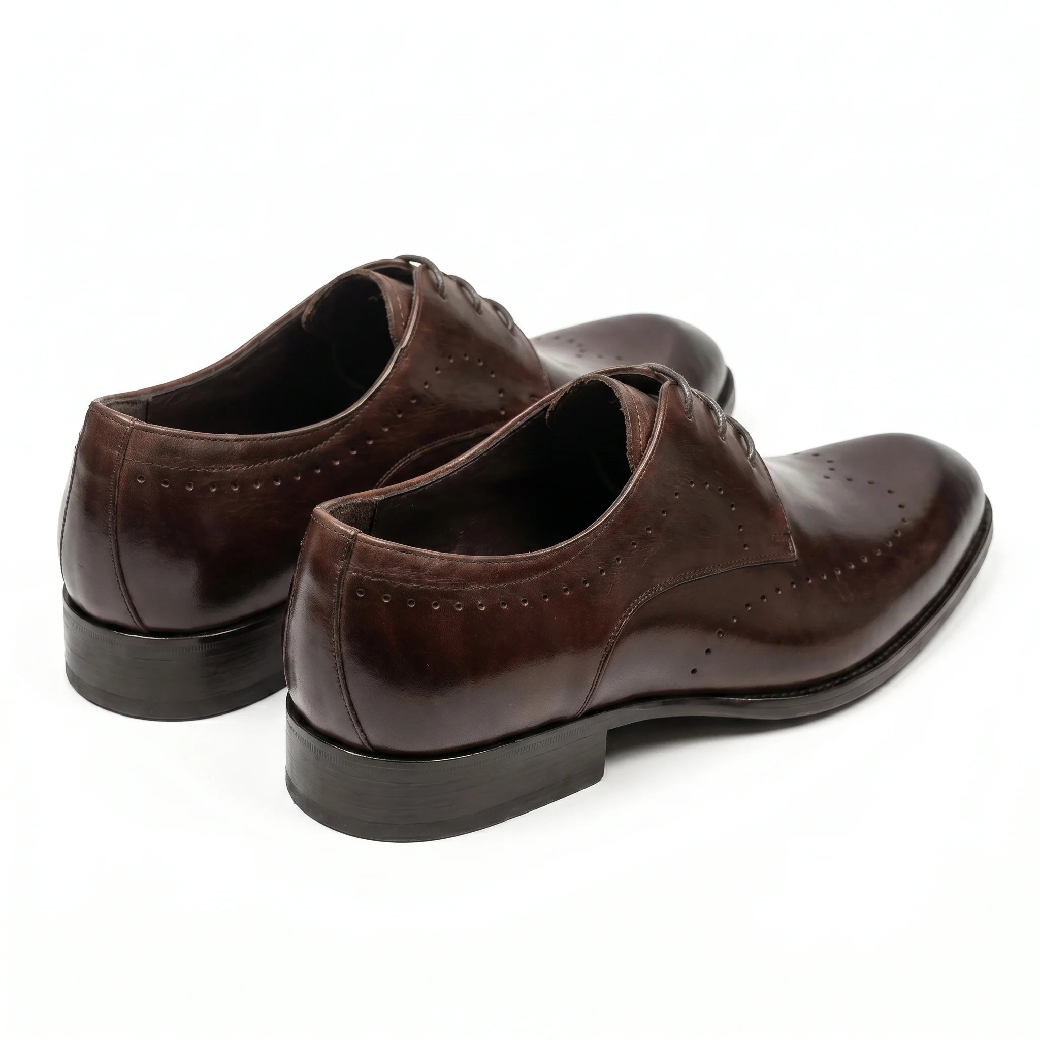 Bellormano Derby Semi-Brogue - Coffee