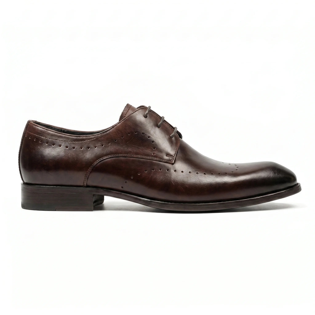 Bellormano Derby Semi-Brogue - Coffee
