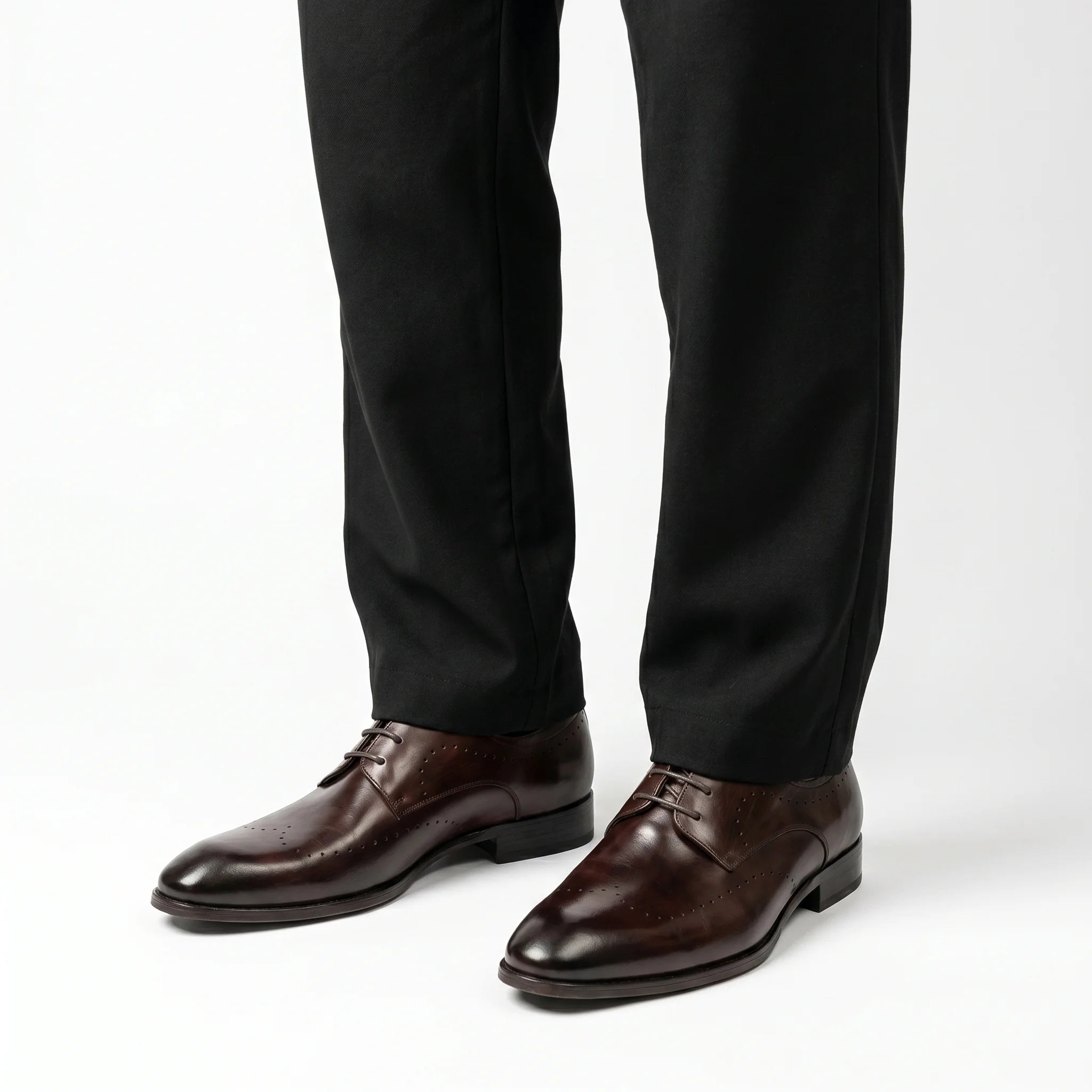 Bellormano Derby Semi-Brogue - Coffee