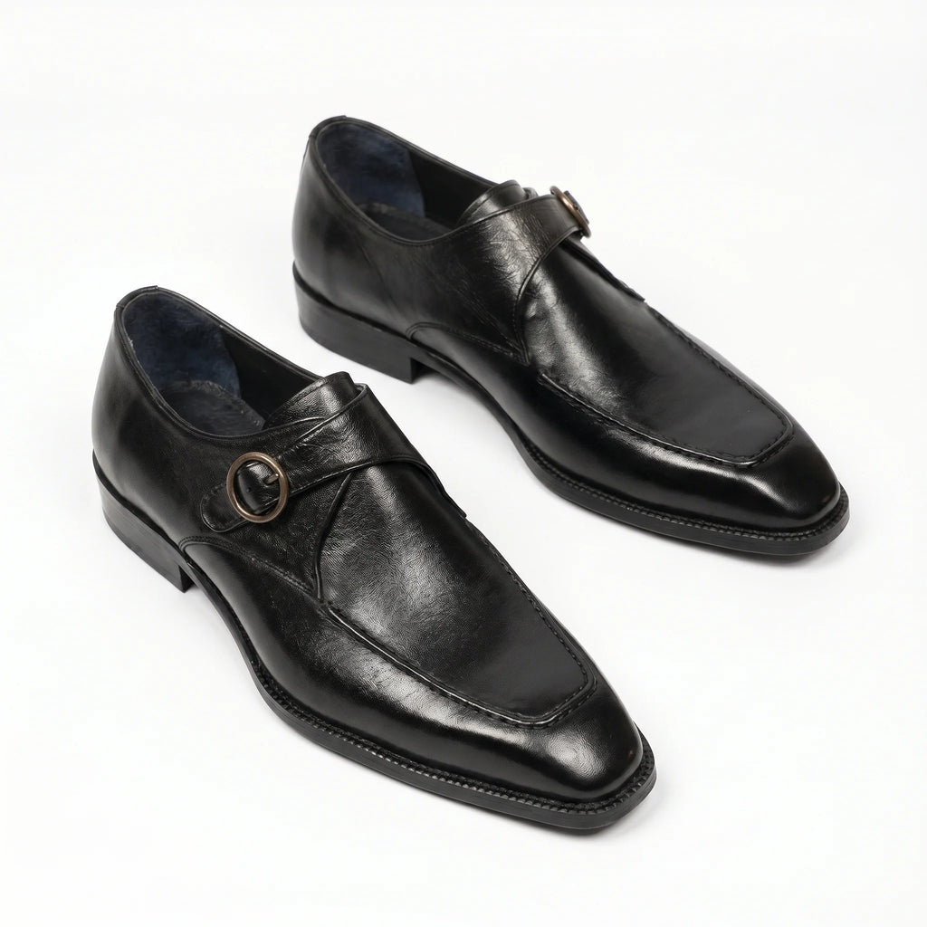 Westbridge Single Monk Strap - Black