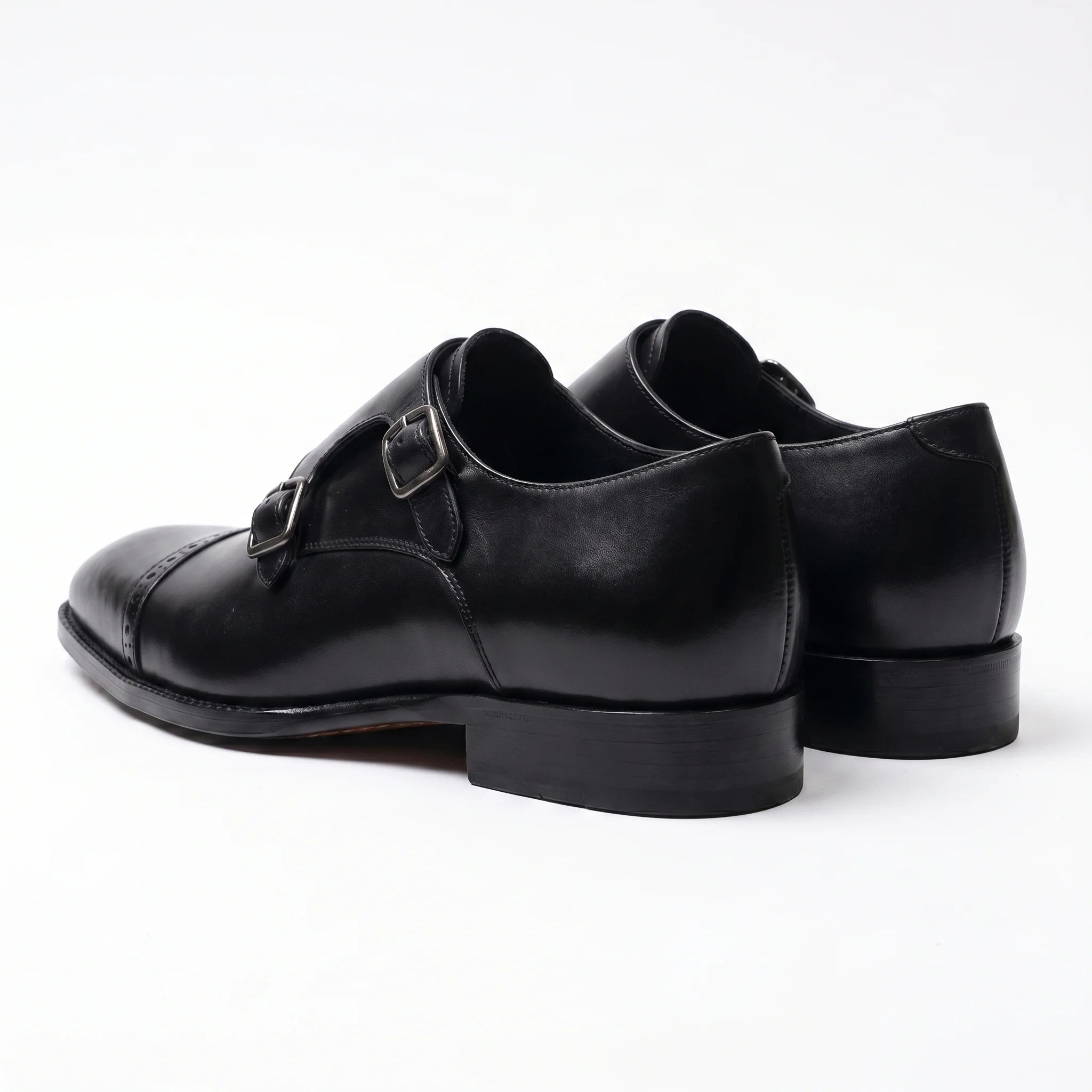 Silven Double Monk Strap - Black