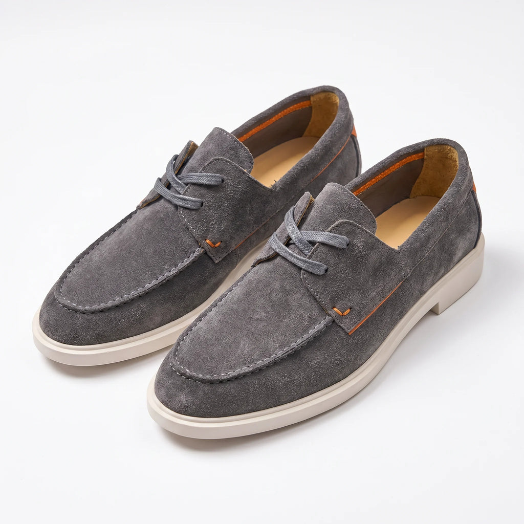 Riposo Lace-Up Loafer - Grey