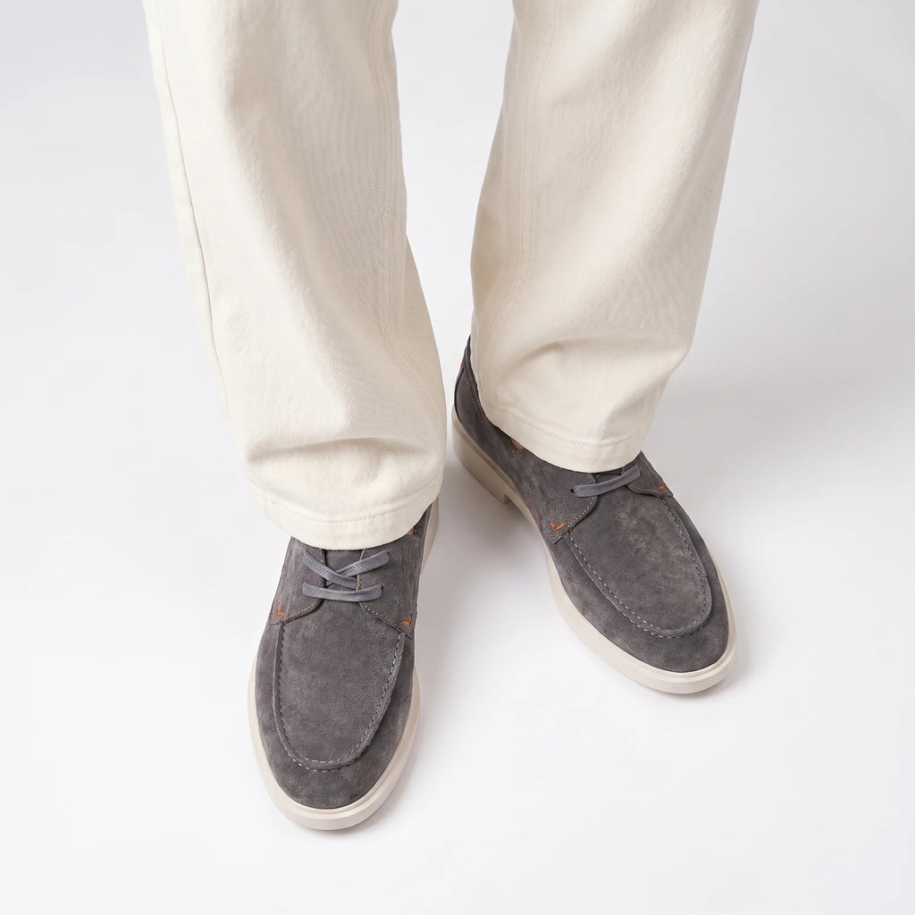 Riposo Lace-Up Loafer - Grey