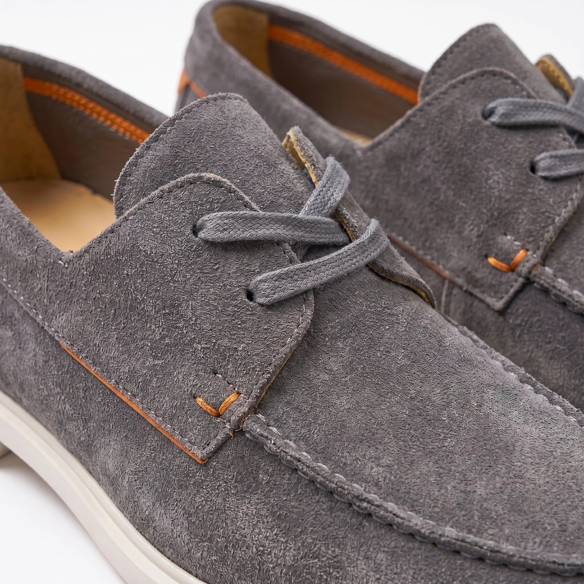 Riposo Lace-Up Loafer - Grey