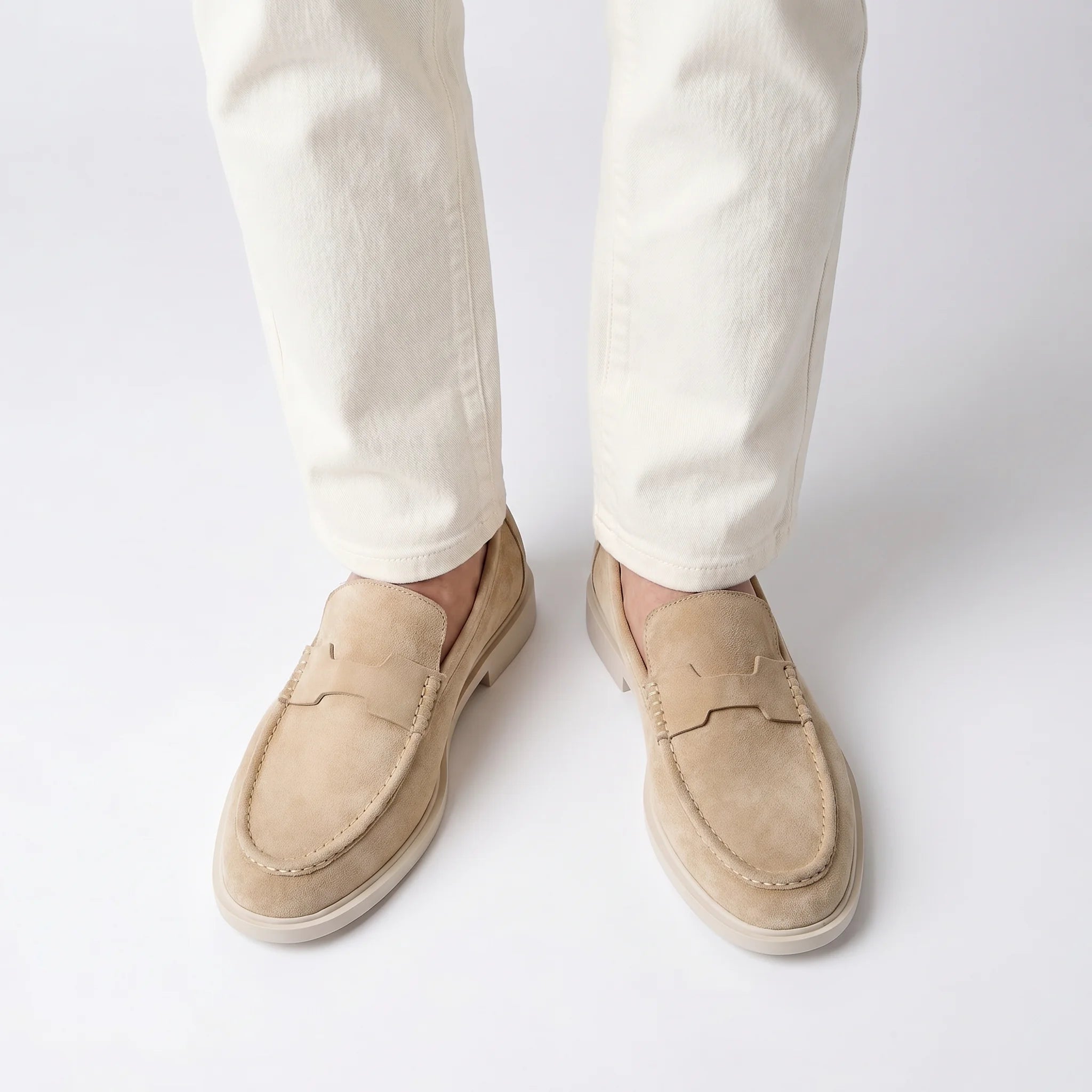 Portello Penny Loafer - Beige