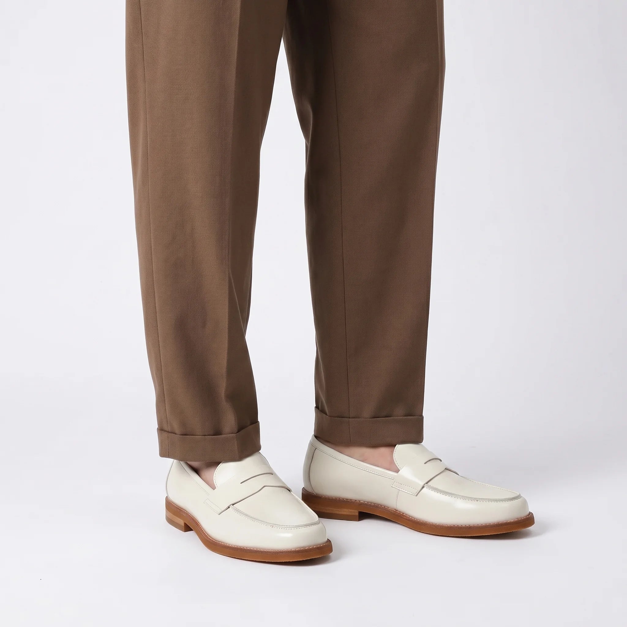 Marlow Penny Loafer - White