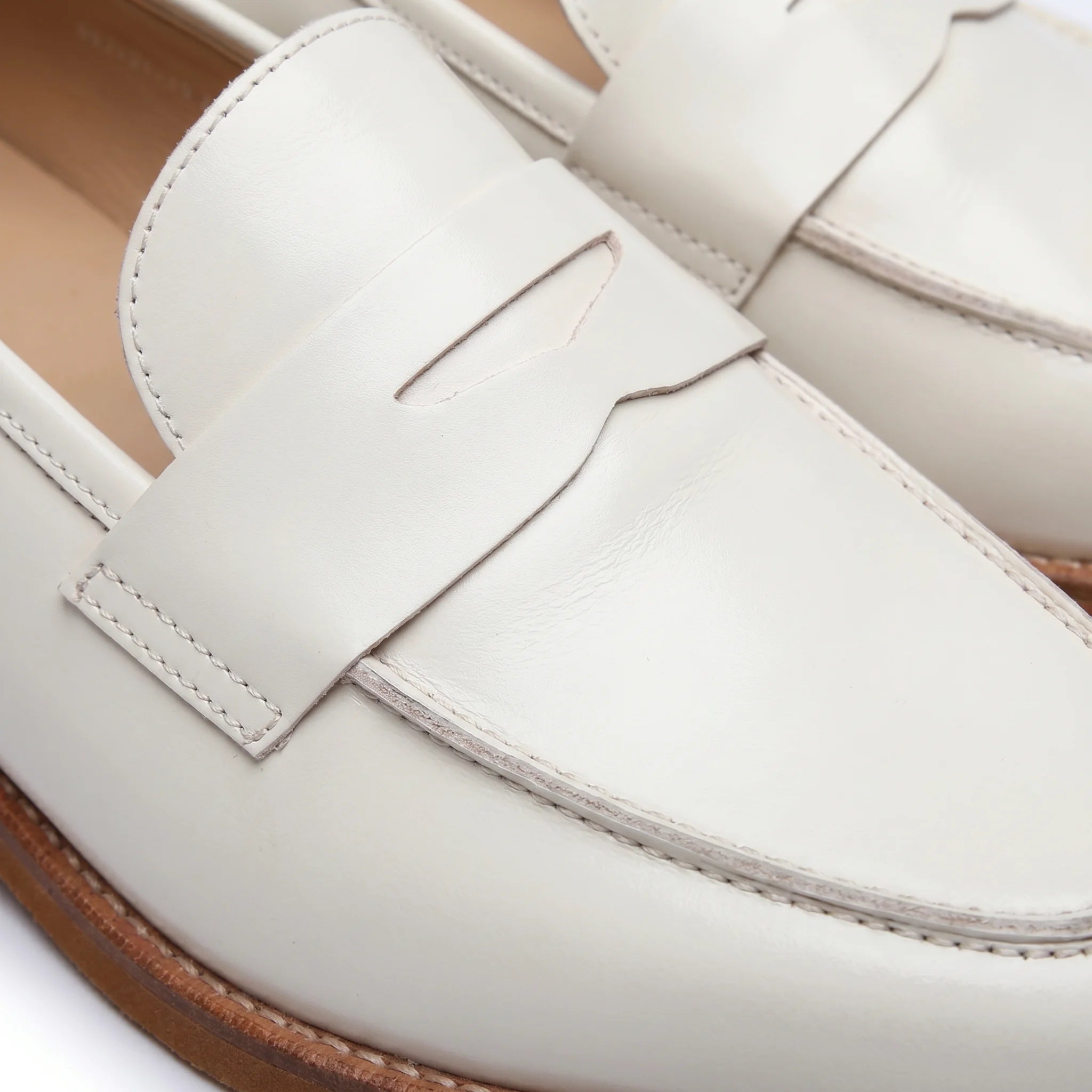 Marlow Penny Loafer - White