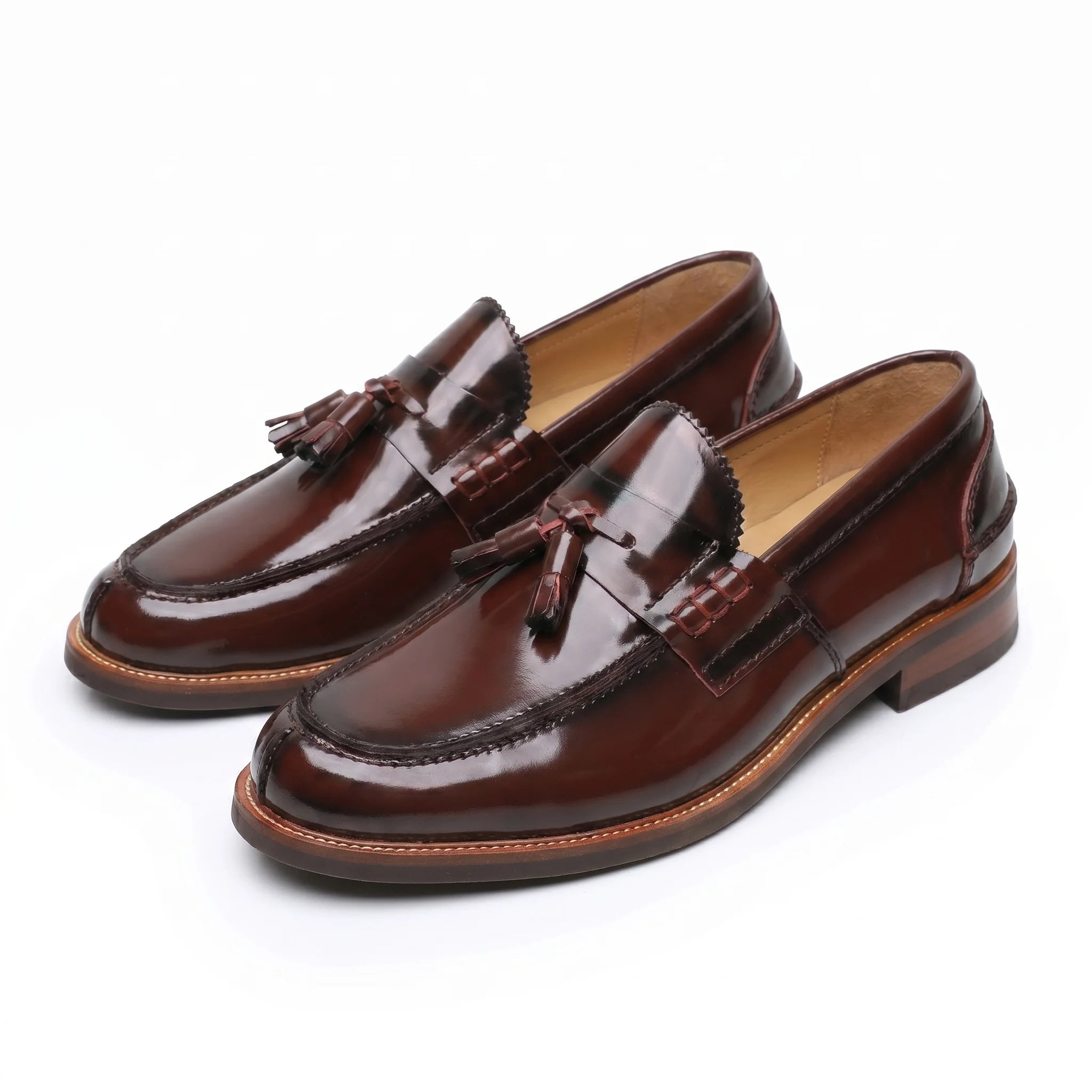 Merelain Tassel Loafer - Wine Red