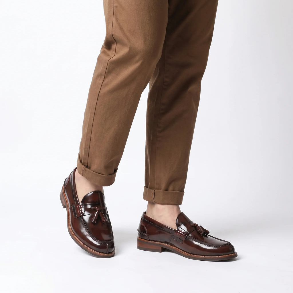 Merelain Tassel Loafer - Wine Red