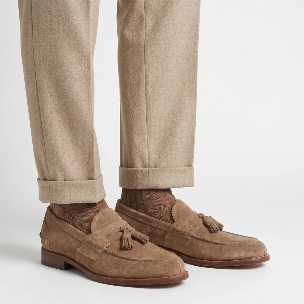 Merelain Tassel Loafer - Khaki