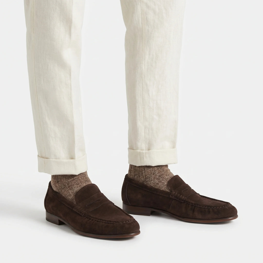Marvoux Penny Loafer - Coffee
