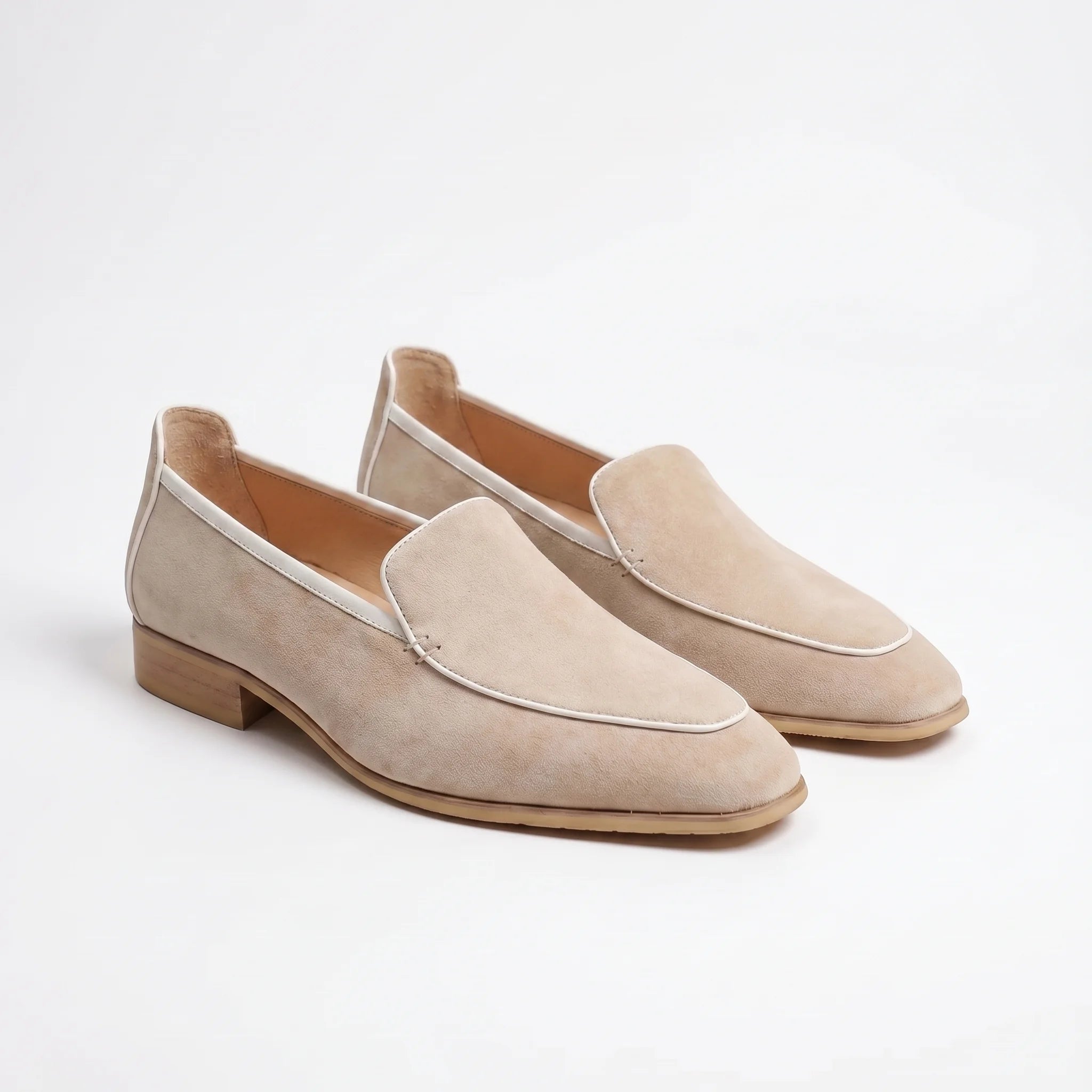 Levrin Belgian Loafer - Off White