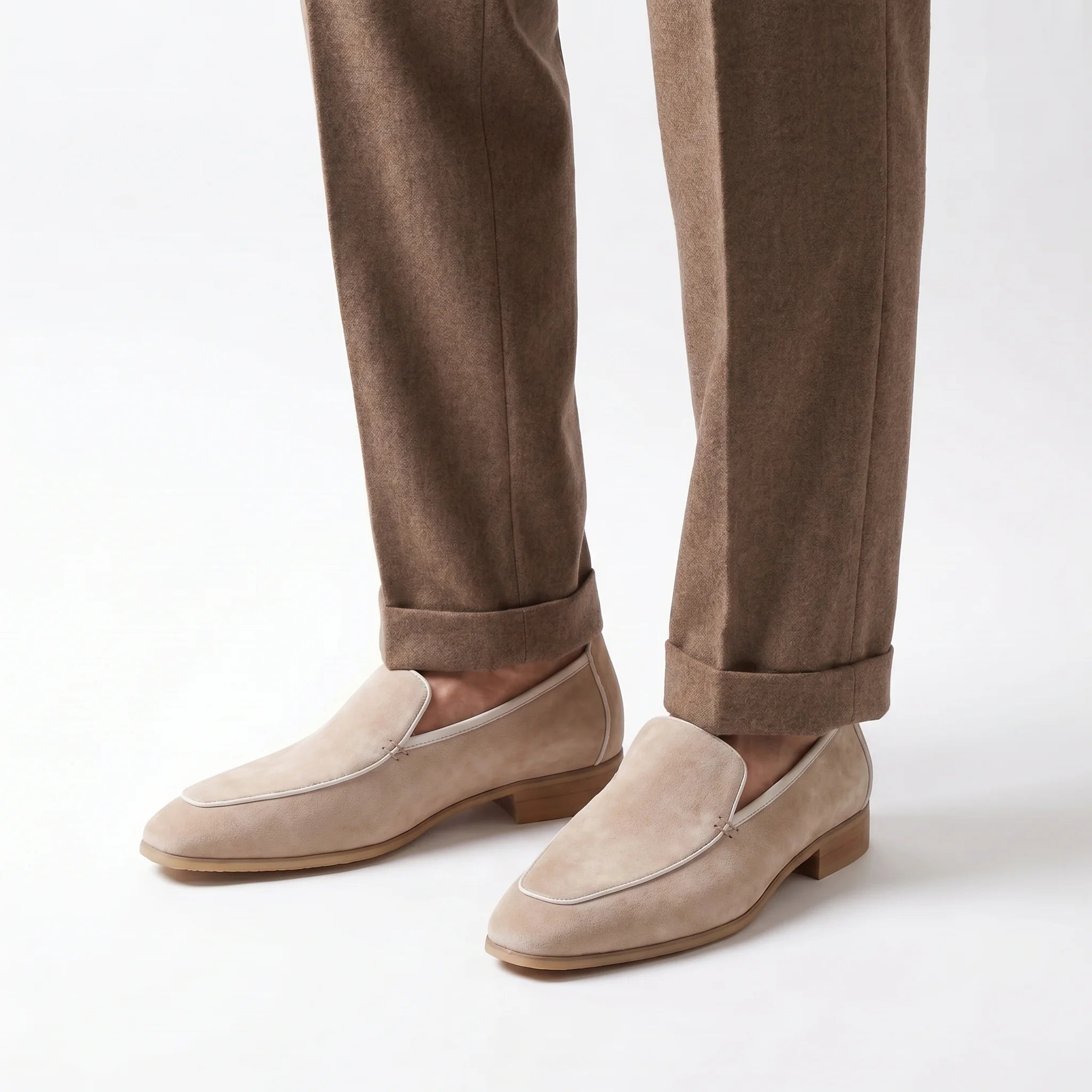 Levrin Belgian Loafer - Off White