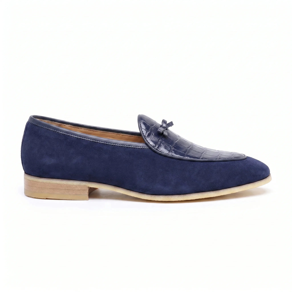 Bellagio Belgian Loafer - Navy Blue
