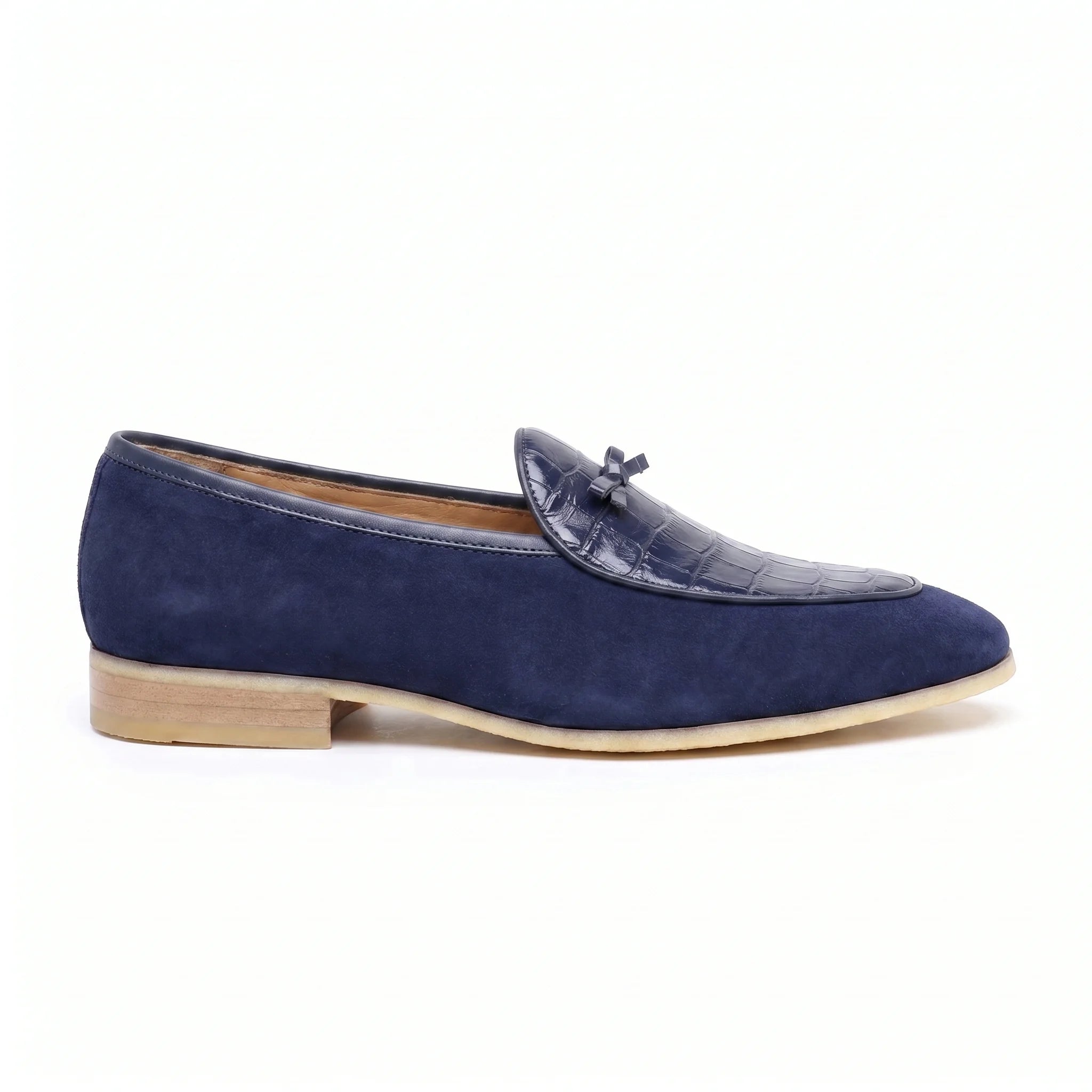 Bellagio Belgian Loafer - Navy Blue