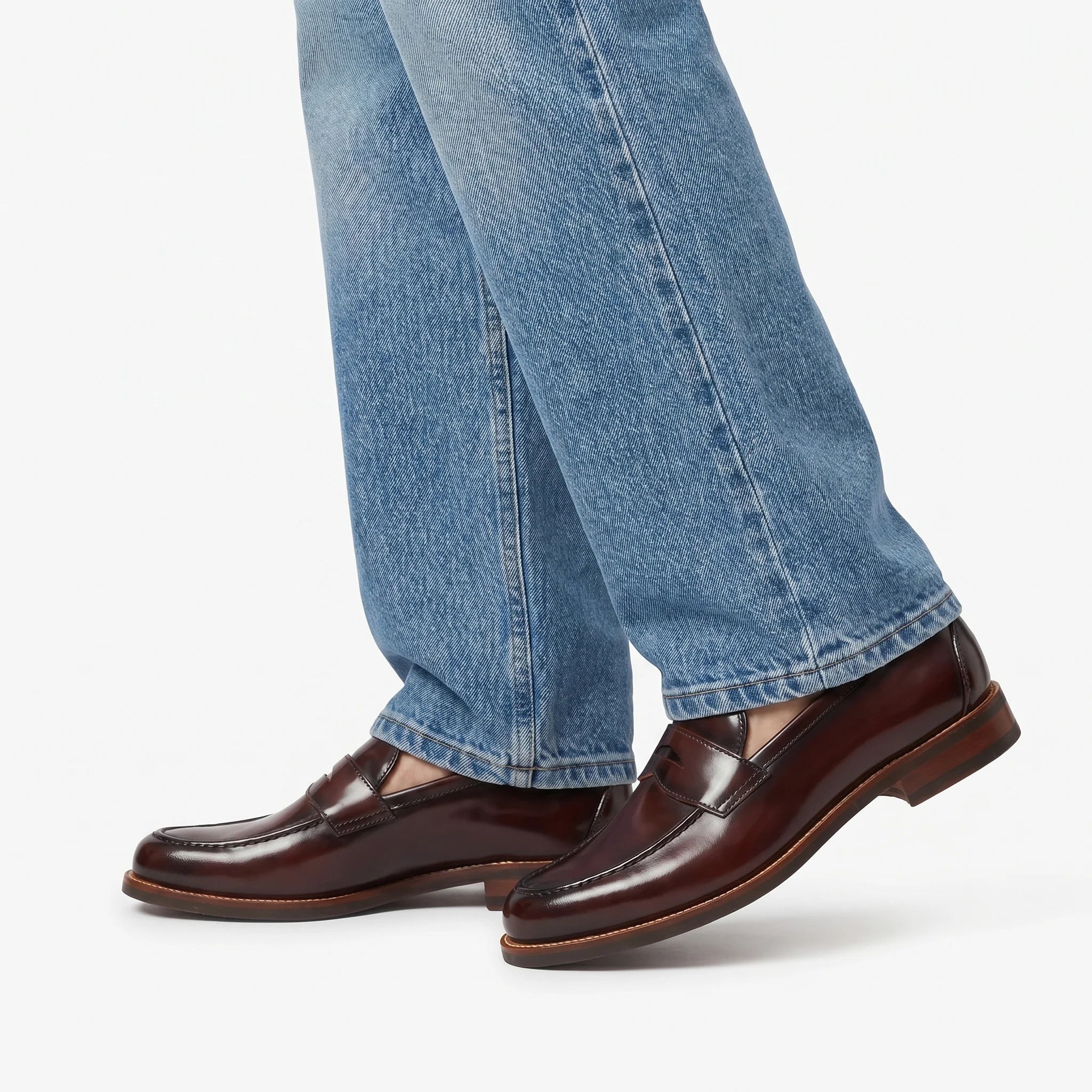Ellington Penny Loafer - Wine Red
