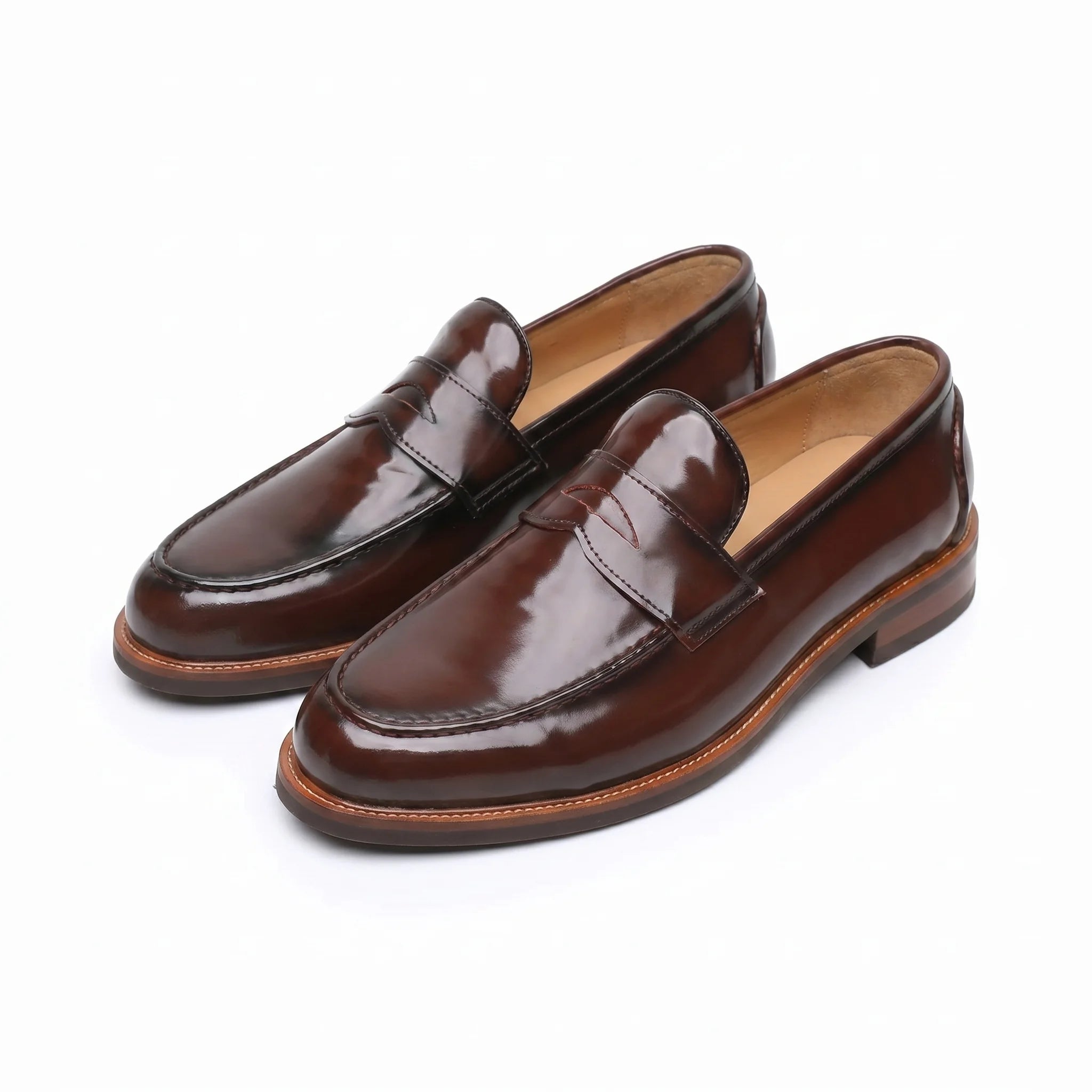 Ellington Penny Loafer - Wine Red