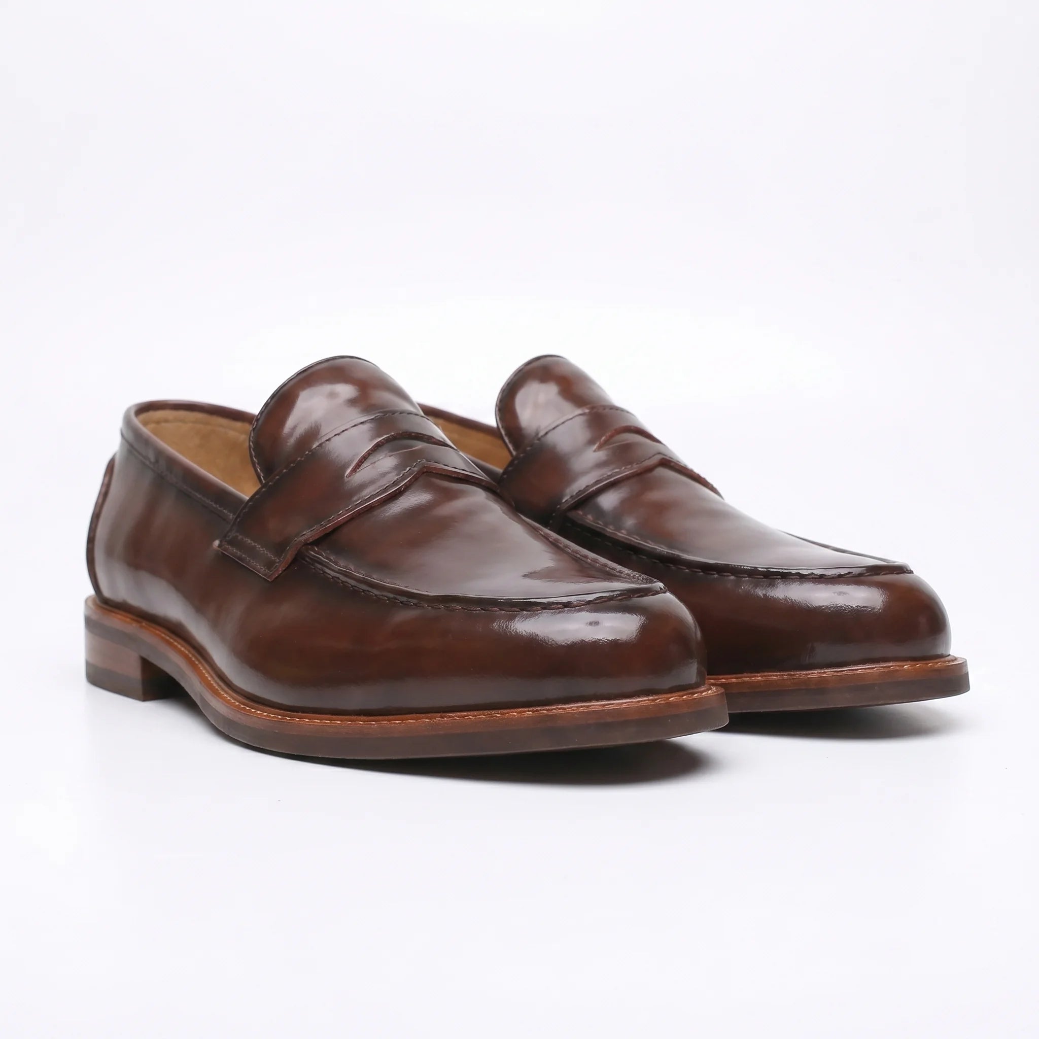 Ellington Penny Loafer - Wine Red