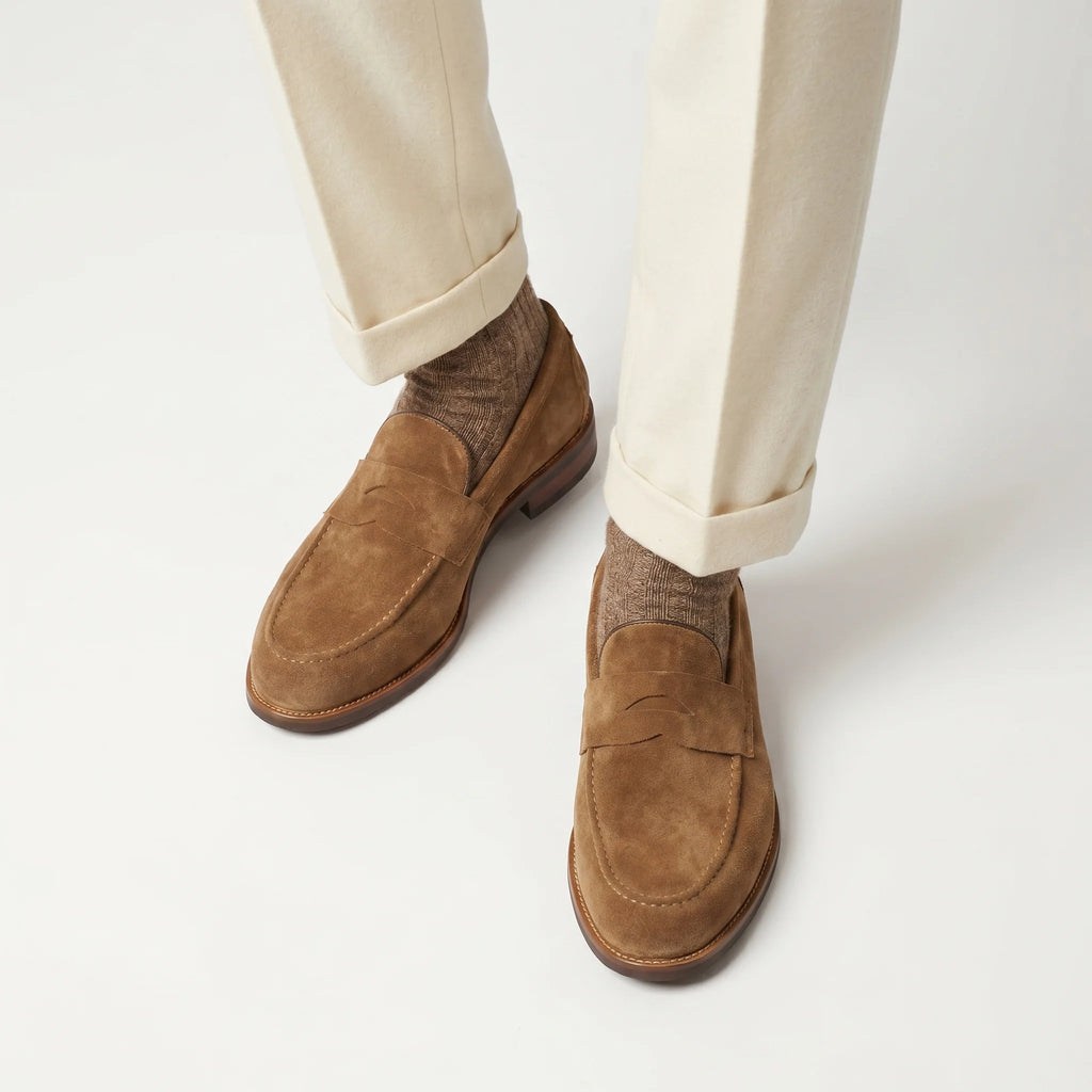 Ellington Penny Loafer - Khaki