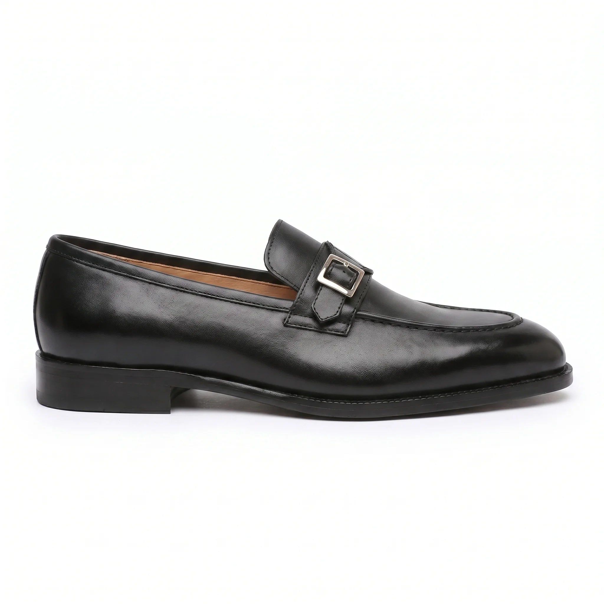Santoro Monk Strap Loafer - Black