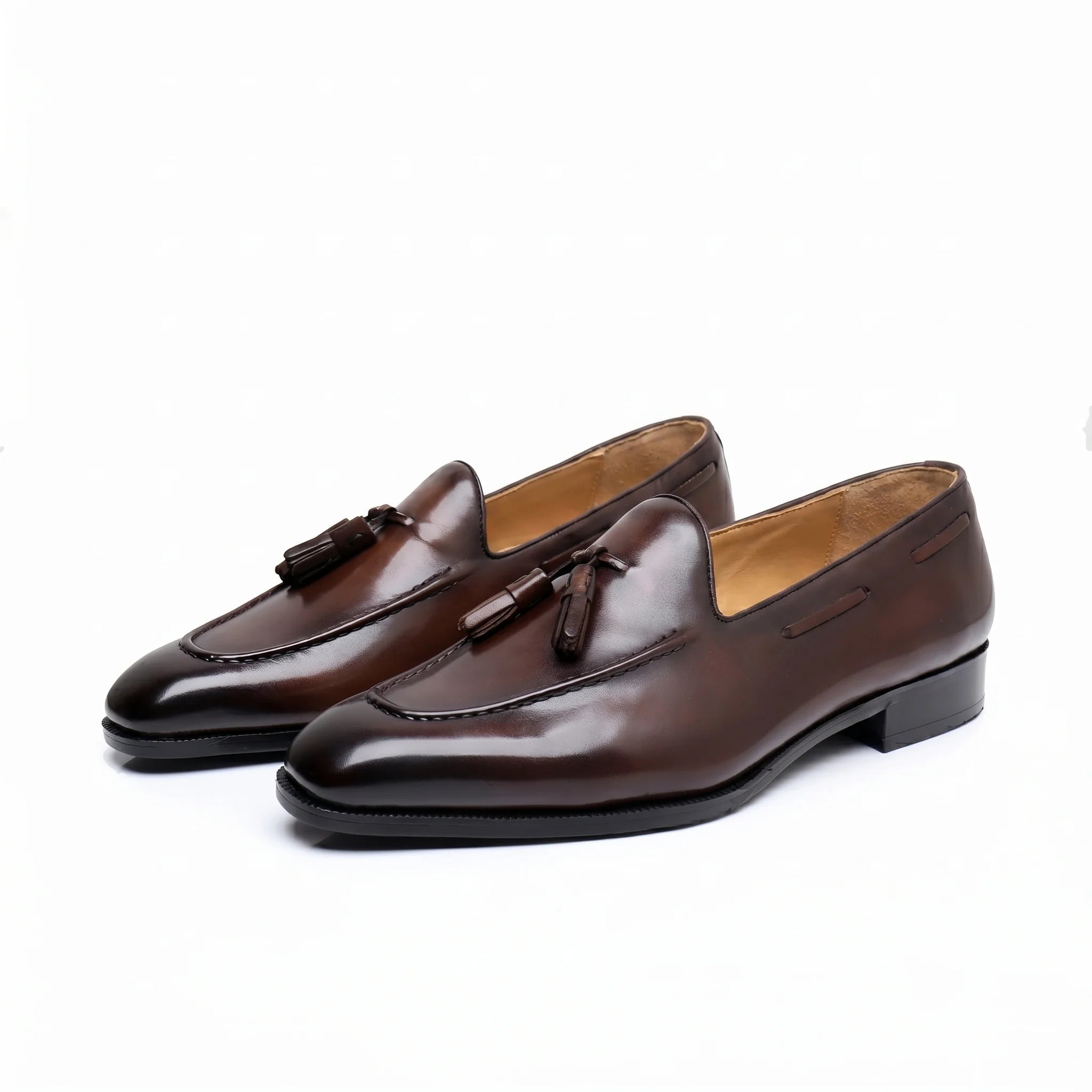 Noriel Tassel Loafer - Cognac Brown