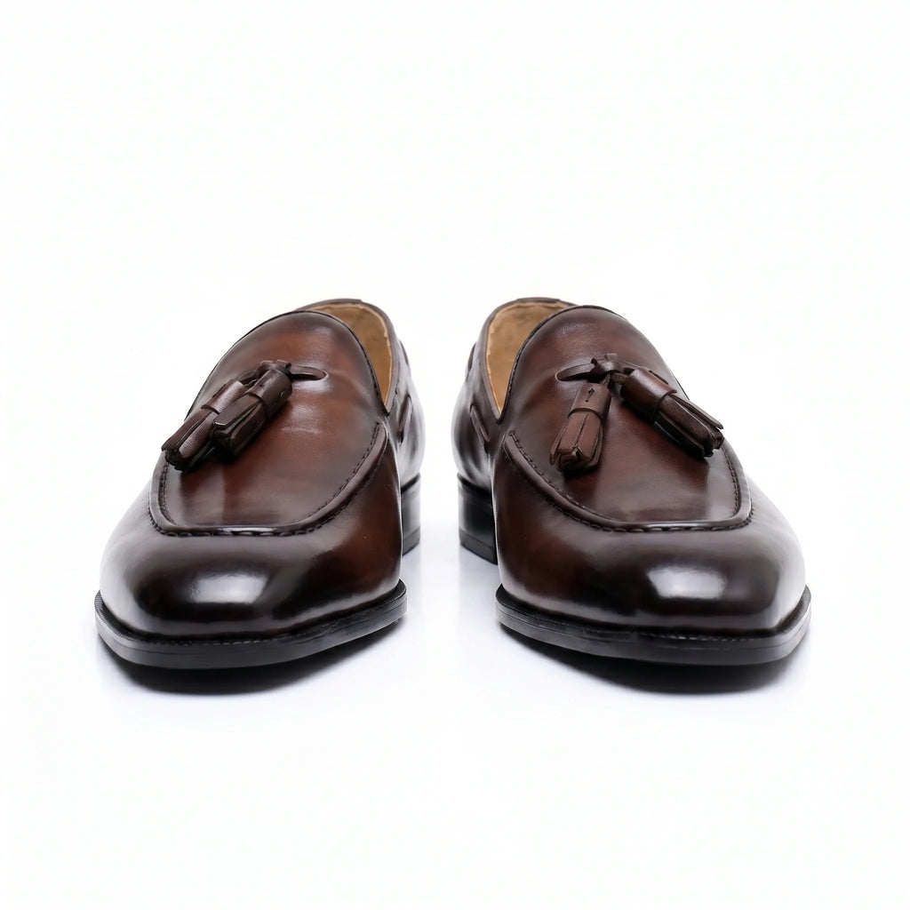Noriel Tassel Loafer - Cognac Brown