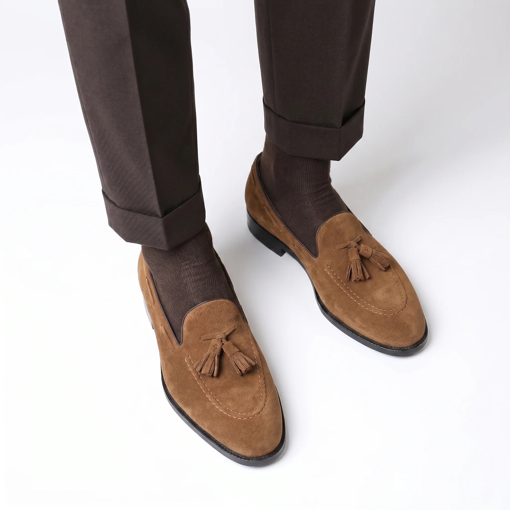 Noriel Tassel Loafer - Brown