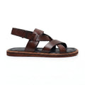 Panteano Roman Sandal - Cognac Brown