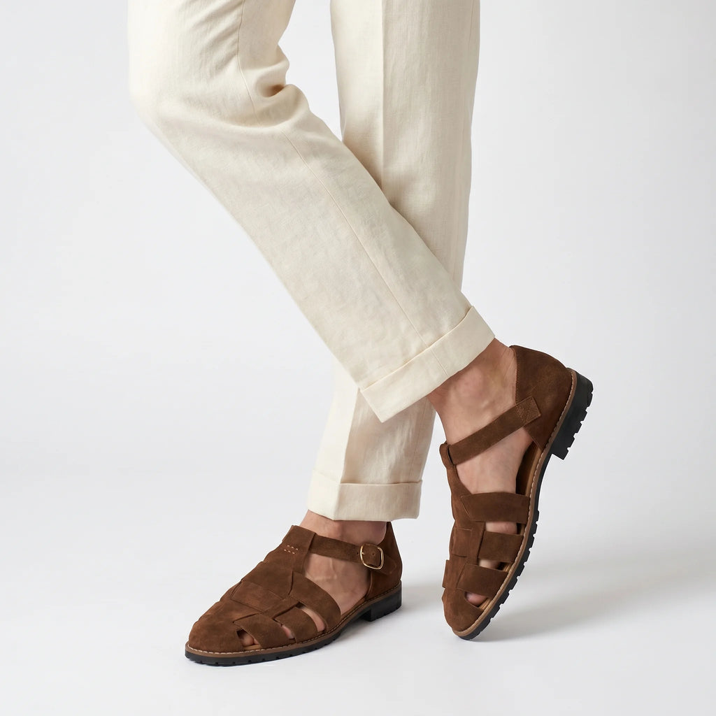 Romélia Roman Sandal - Brown